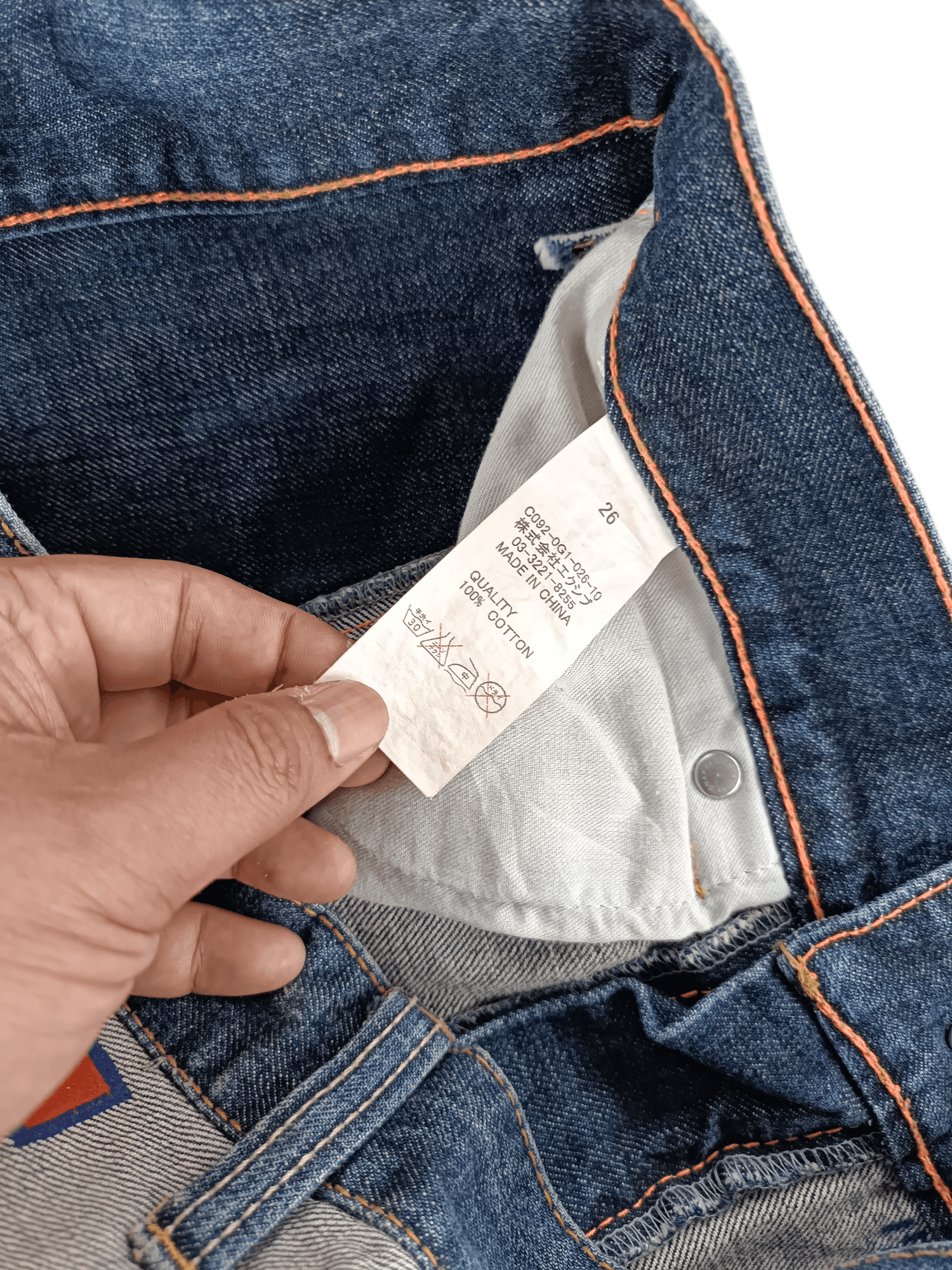 Japanese Brand Steals‼️Vintage Co&Lu 56 Big Logo Japanese Denim Jeans Size US 30 / EU 46 - 11 Thumbnail
