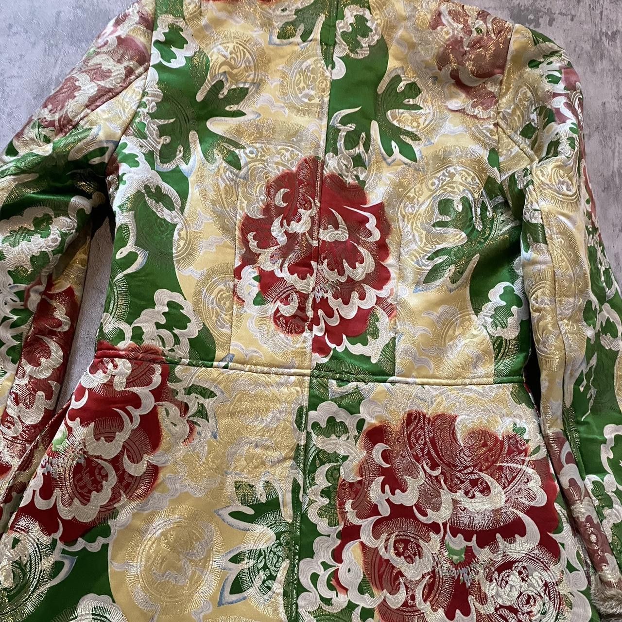 Other Silk coat fur Japan style Vintage y2k high end fashion Size S / US 4 / IT 40 - 6 Thumbnail