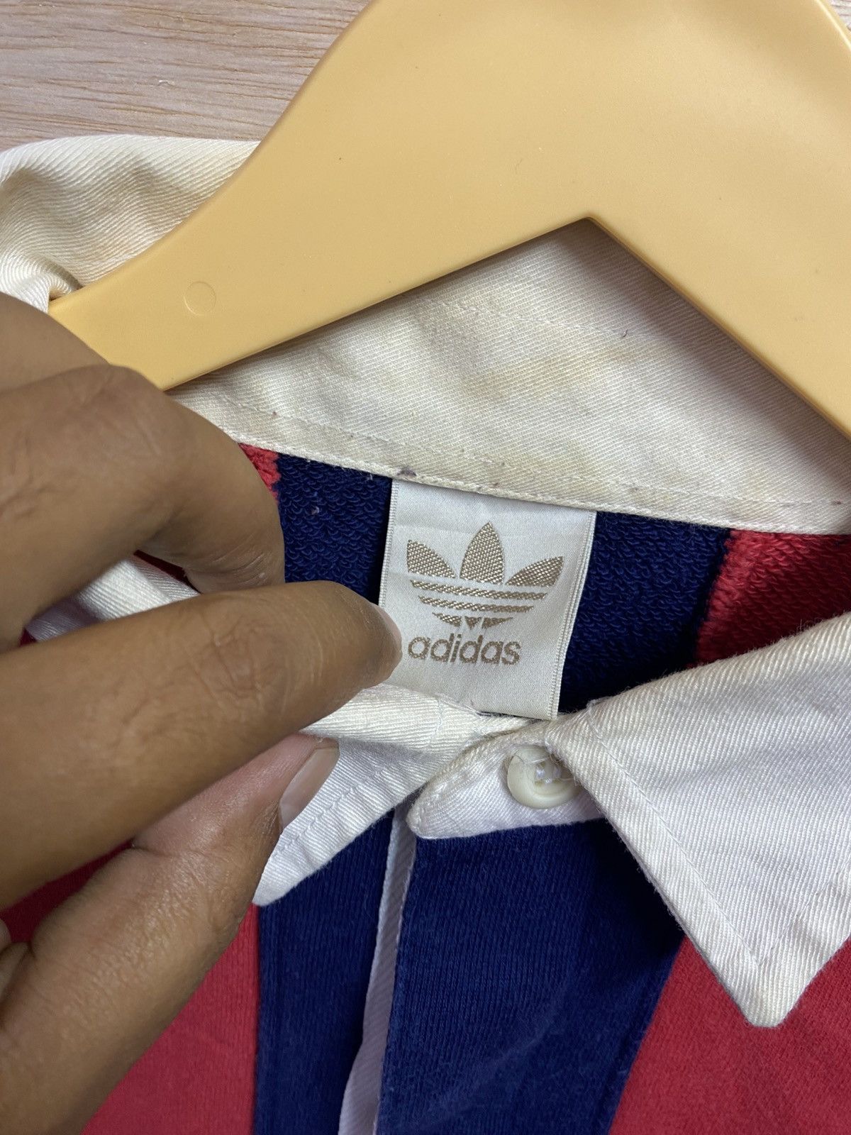 Adidas vintage Adidas long-sleeve rugby polo shirt Size US XL / EU 56 / 4 - 4 Thumbnail