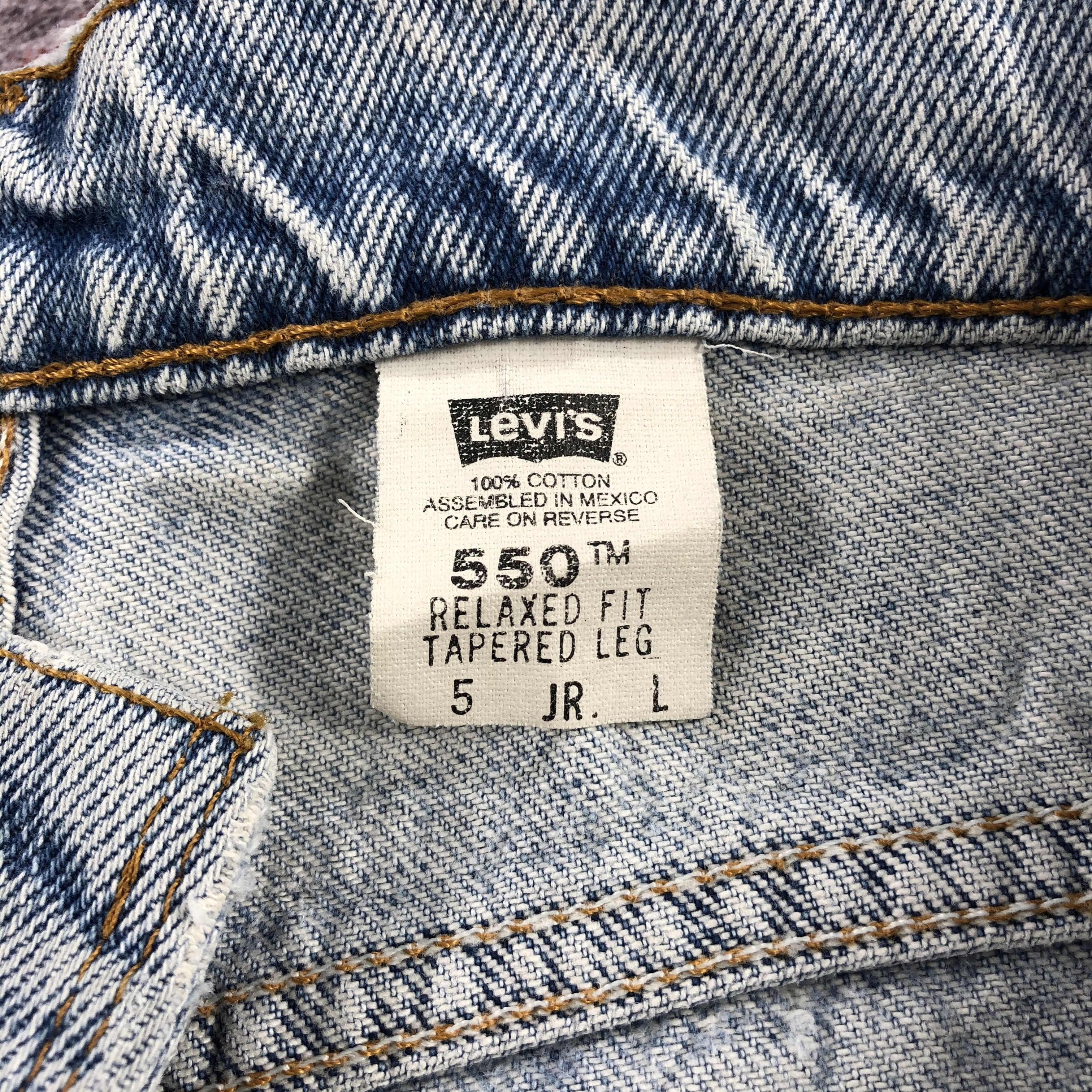 Levi's × Vintage Vintage 90s Blue Wash Levis 550 Jeans-JM2458 Size US 27 - 18 Thumbnail