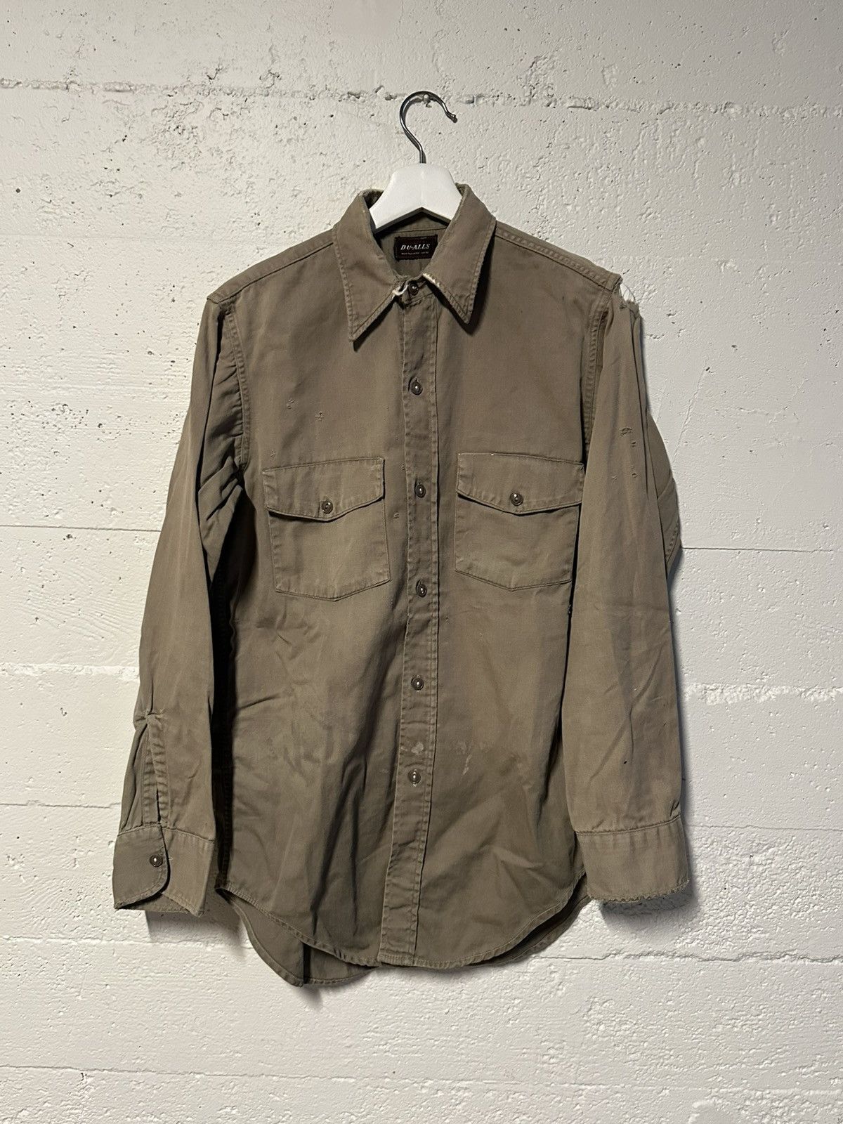 Vintage Vintage Thrashed Button up Montgomery’s Ward Size US L / EU 52-54 / 3 - 1 Thumbnail