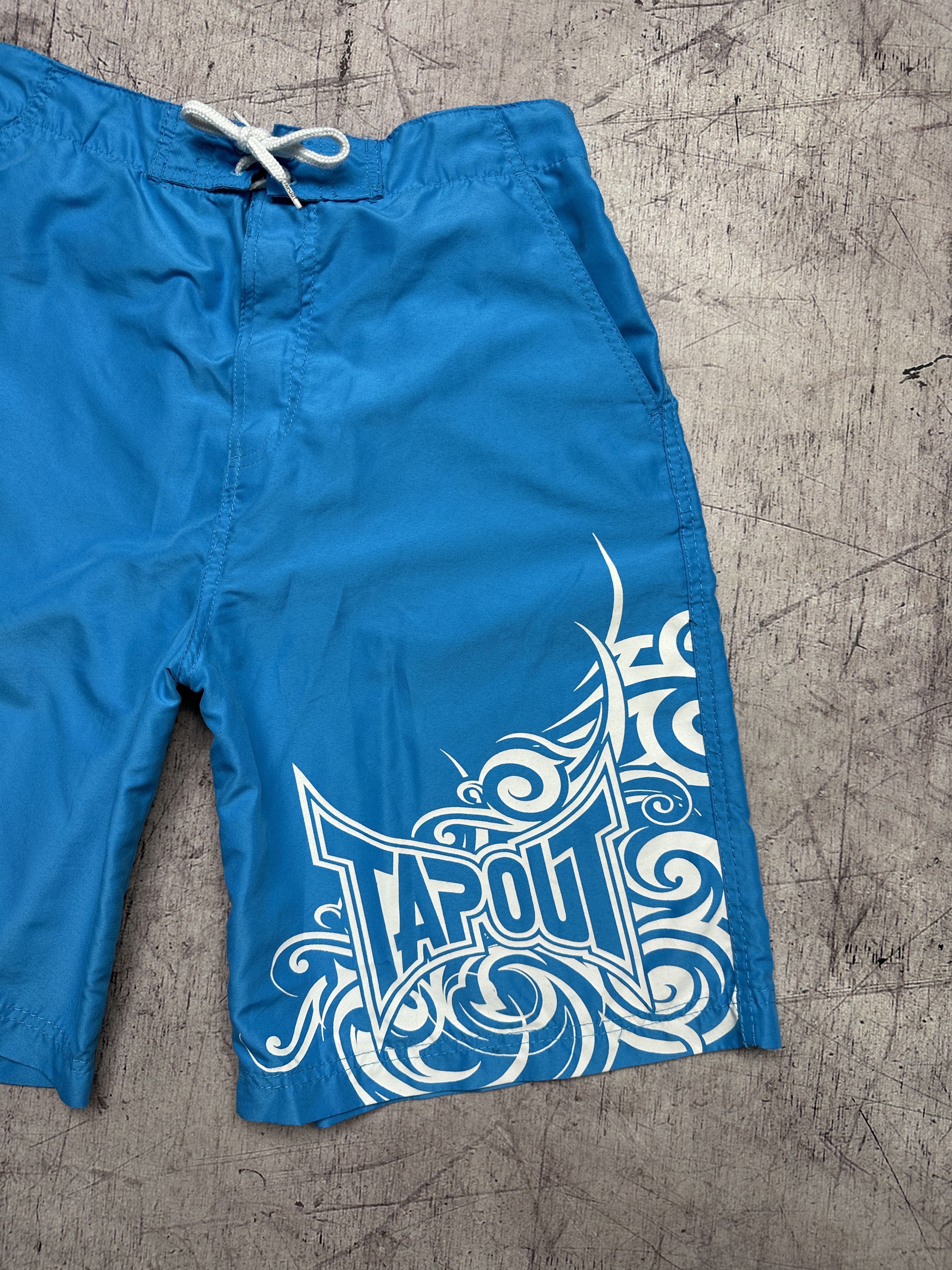 Vintage Tapout Vintage Mens Big Logo Shorts Size US 30 / EU 46 - 2 Thumbnail