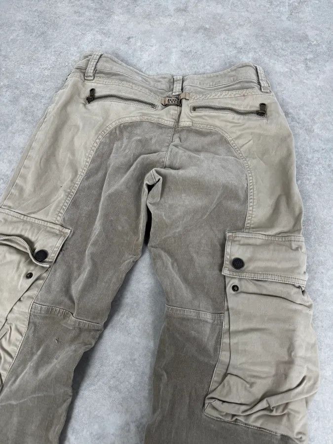 Jean Paul Gaultier 2000s Jean Paul Gaultier Beige Multi Pockets Cargo Aviator Velvet Pants Size US 30 / EU 46 - 7 Thumbnail