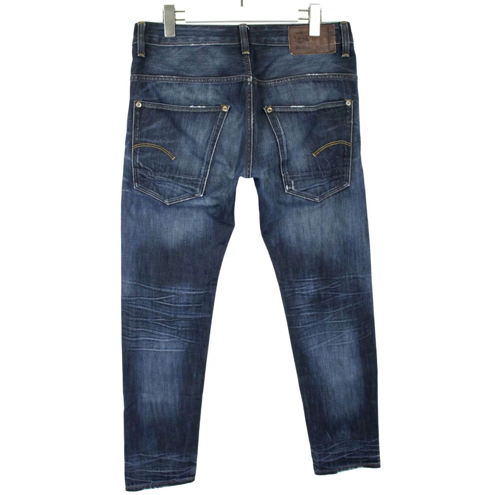 G-Star G-STAR Radar Slim Jeans Men's W32/L32 Whiskers Faded Denim Blue Size US 32 / EU 48 - 2 Thumbnail