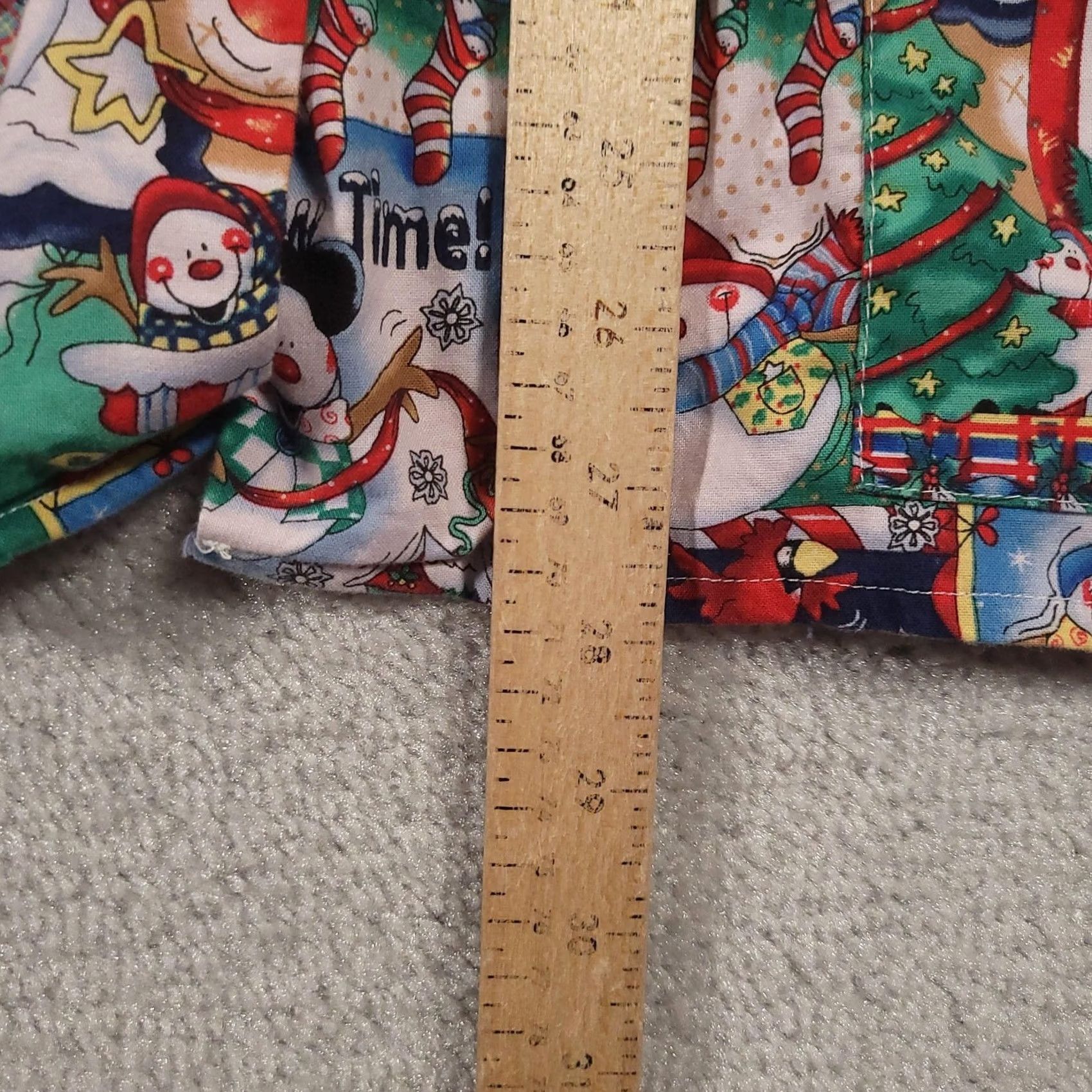 Vintage Barco Uniforms Scrub Jacket Womens Medium Christmas Snowman Print Warm-Up Cuffs Size M / US 6-8 / IT 42-44 - 7 Thumbnail