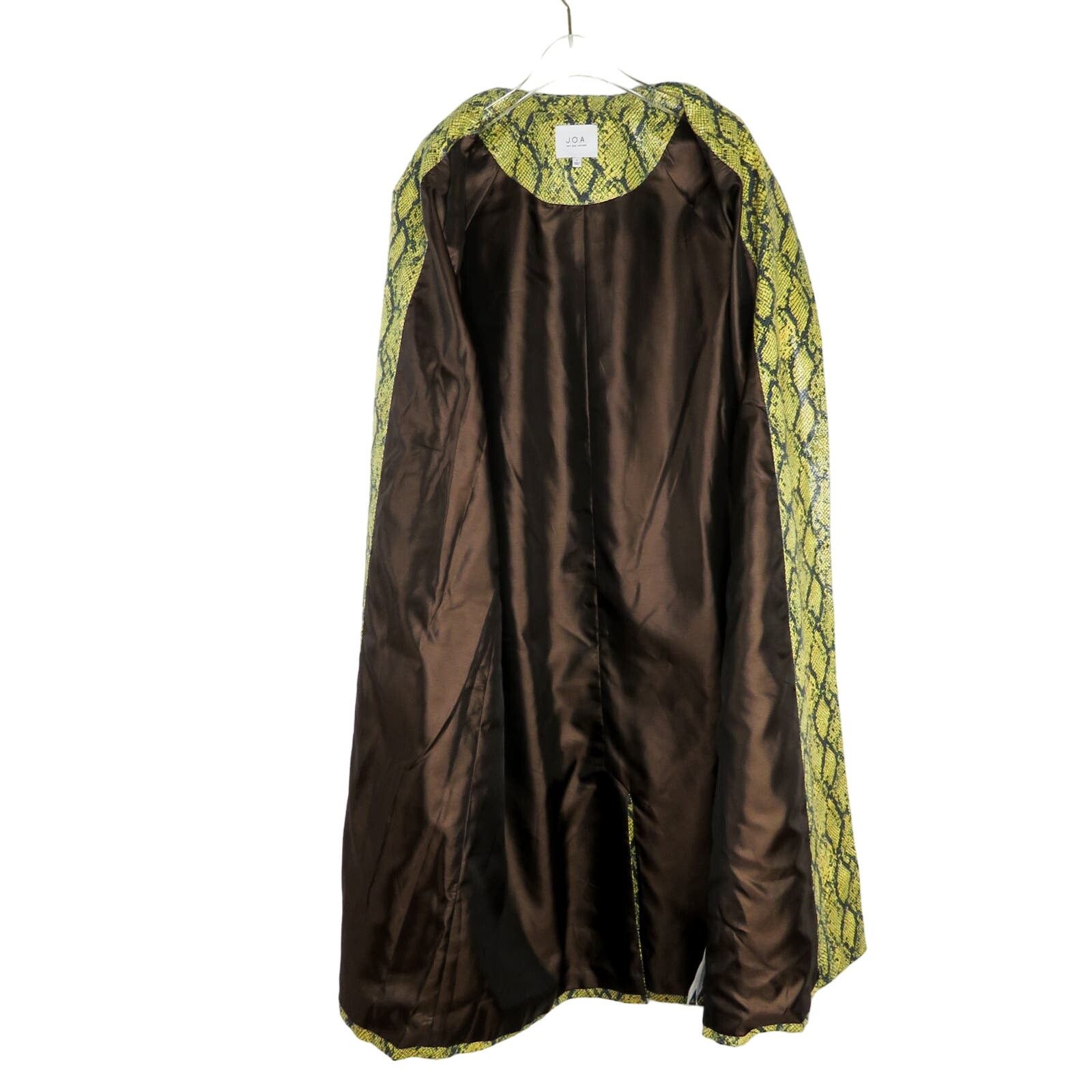REVOLVE Revolve J.O.A. Green Snake Pattern Long Jacket Small Size S / US 4 / IT 40 - 5 Thumbnail