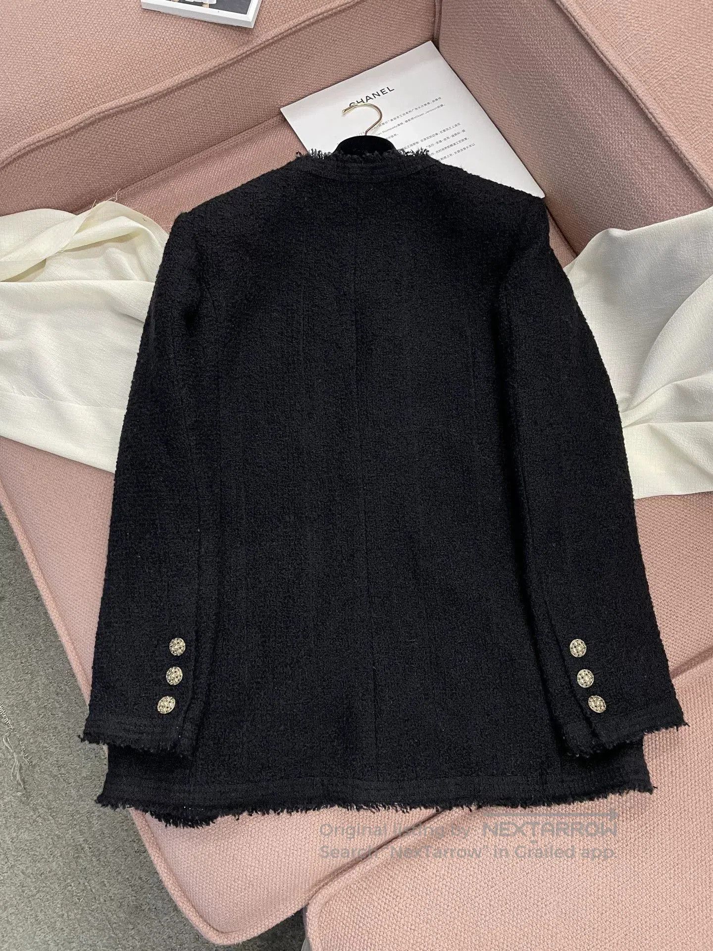 Chanel Chanel Rue Cambon Black Gold Jacket. Size US L / EU 52-54 / 3 - 3 Thumbnail