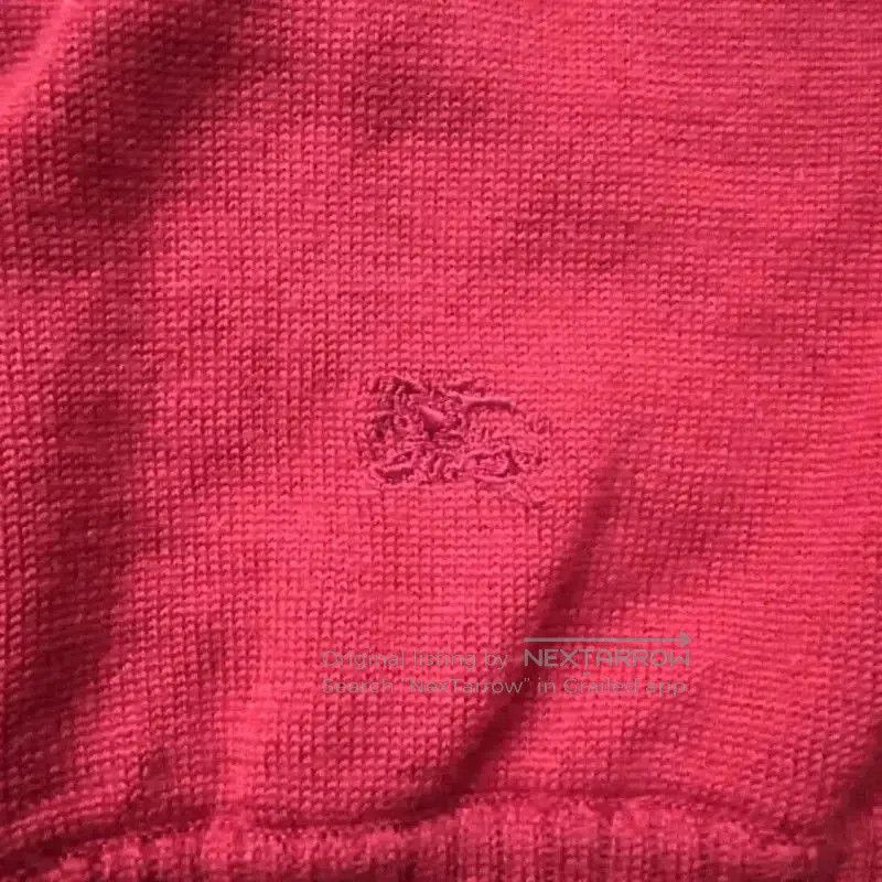 Burberry Burberry Red Wool Long Sleeve Cardigan. Size M / US 6-8 / IT 42-44 - 4 Thumbnail