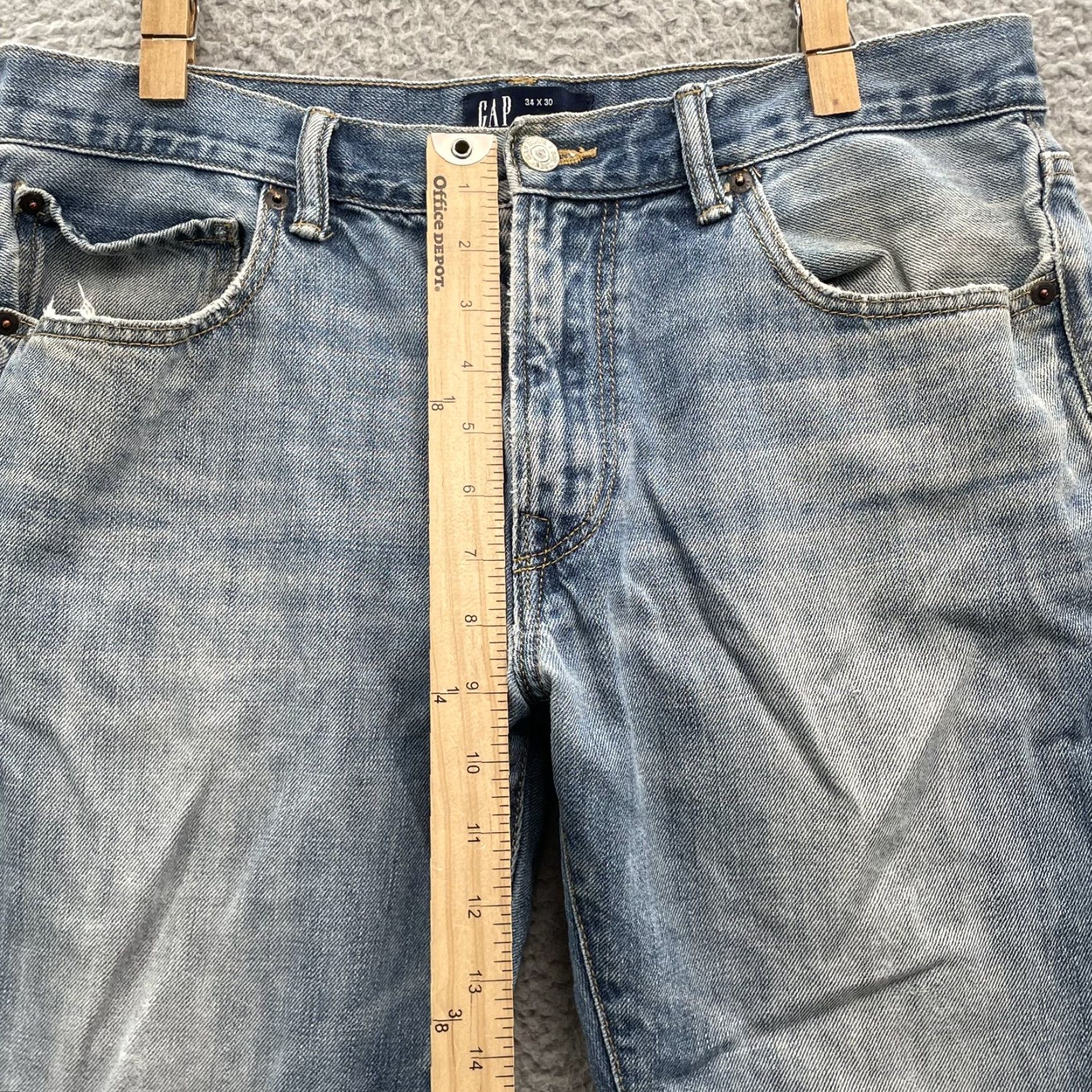 Gap VINTAGE Gap Bootcut Jeans Men's 33x27 Classic Rodeo Western Cowboy 90s Workwear Jeans Size US 33 - 5 Thumbnail