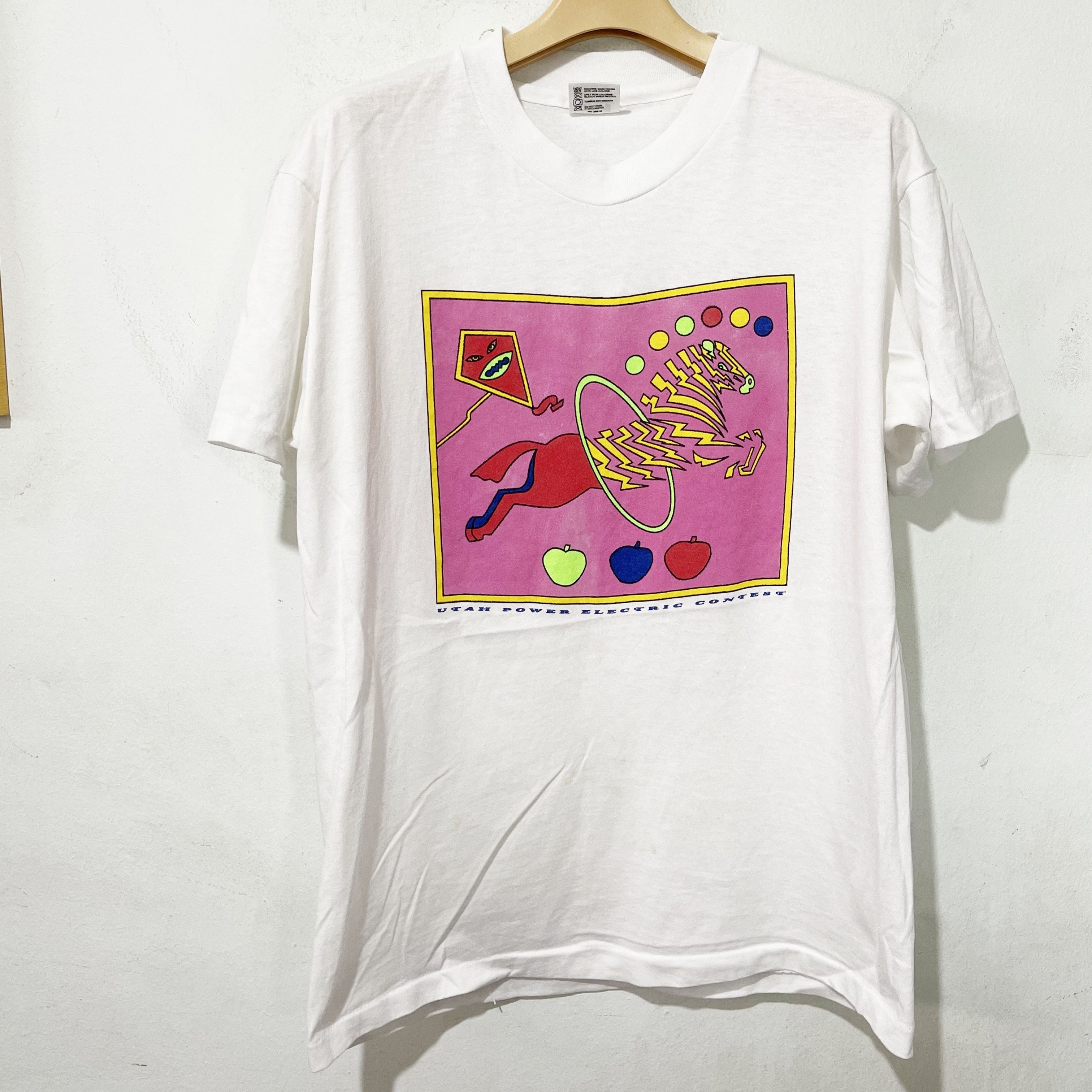 Vintage Vintage 90s Utah Horse Psychedelic art Shirt Size US M / EU 48-50 / 2 - 1 Thumbnail