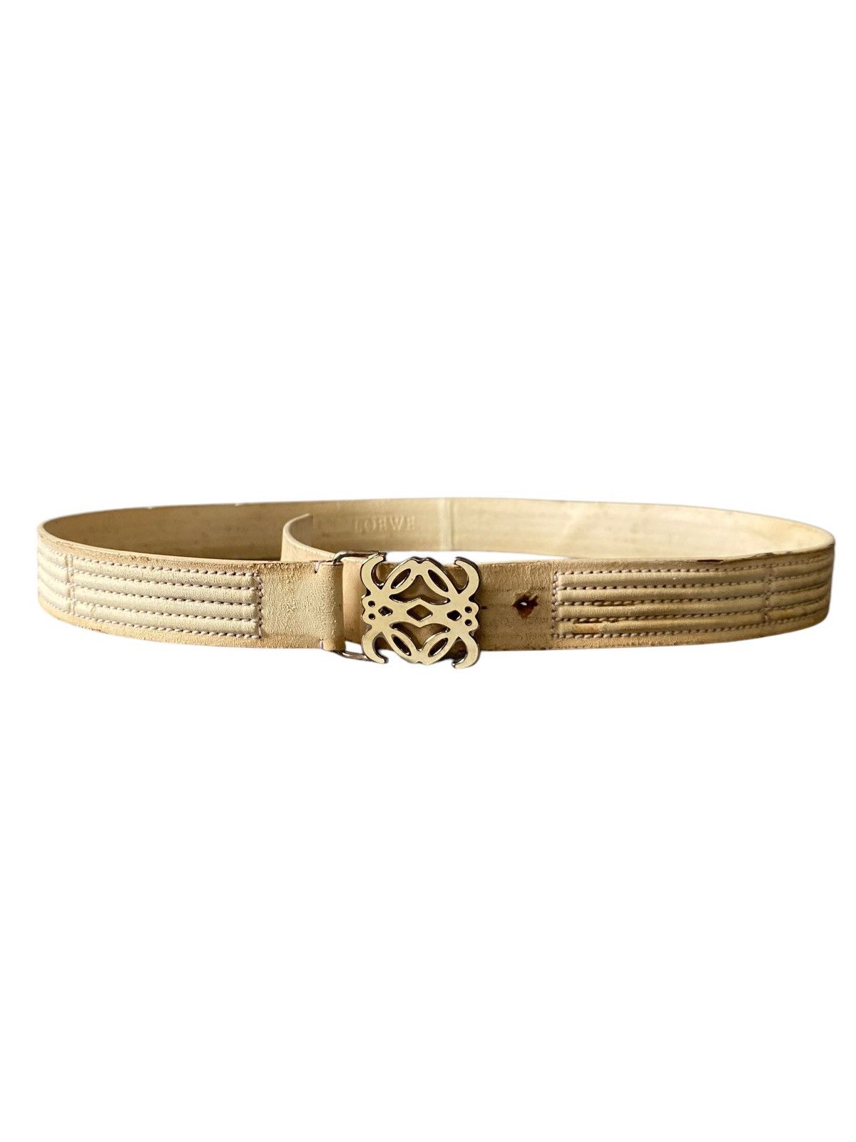 Loewe Loewe leather belt logo buckle Size ONE SIZE - 1 Thumbnail