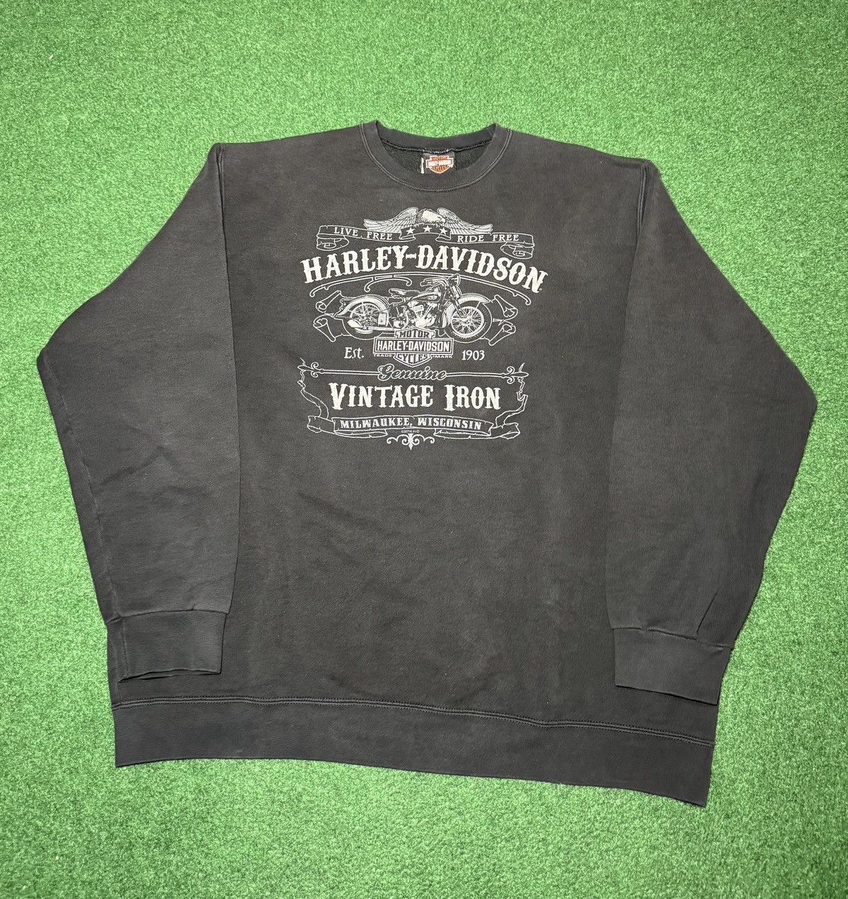 Harley Davidson Harley Davidson Crewneck Motorcycle Biker XL Sweatshirt Size US XL / EU 56 / 4 - 1 Thumbnail