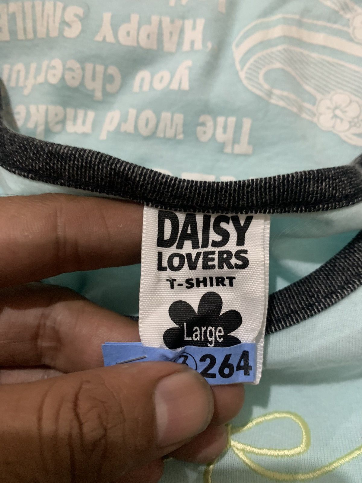 Japanese Brand Vintage Y2K Daisy Lovers Baby Tee Size M / US 6-8 / IT 42-44 - 4 Thumbnail