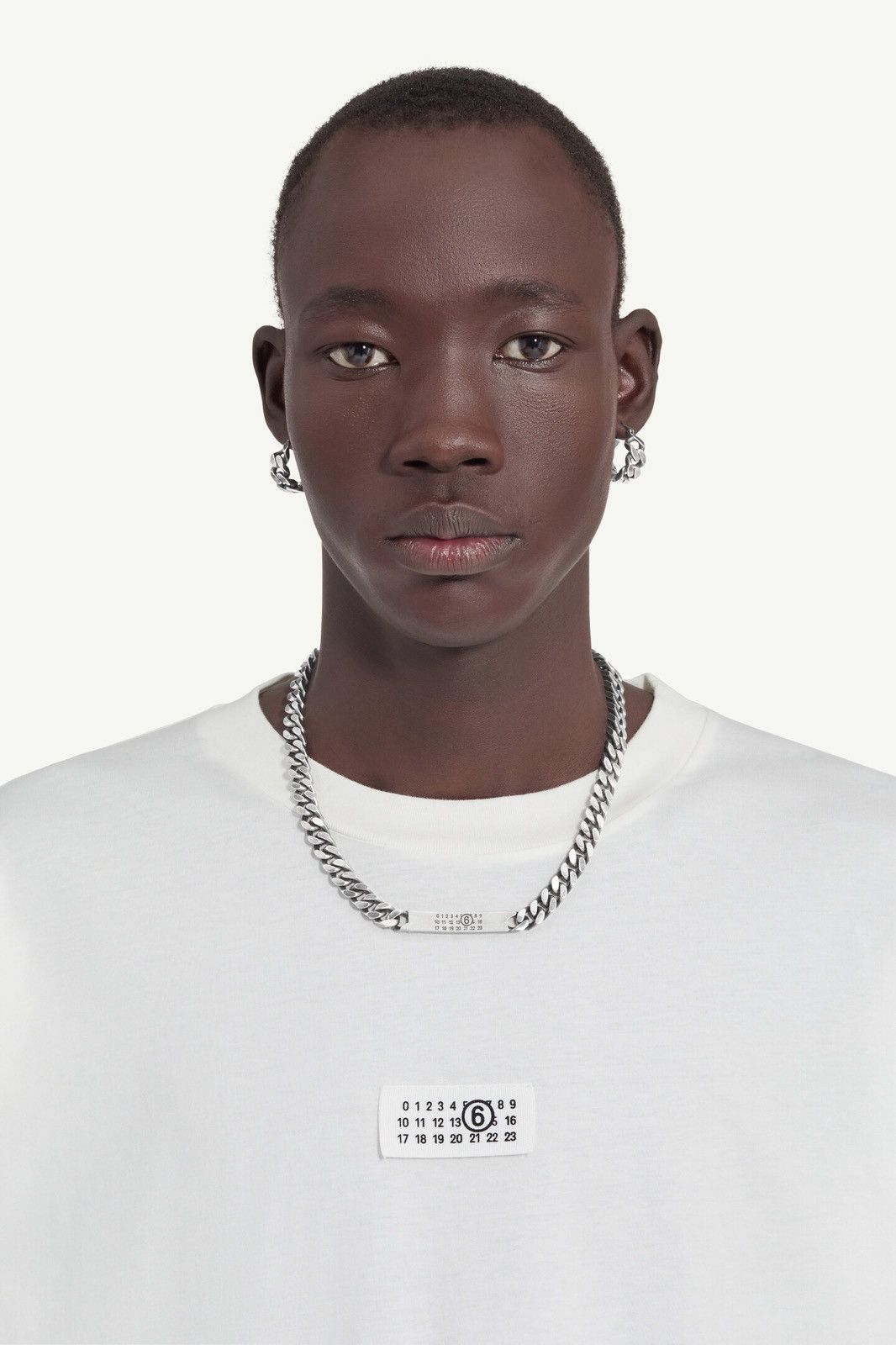 Maison Margiela Chain logo necklace Size ONE SIZE - 1 Thumbnail