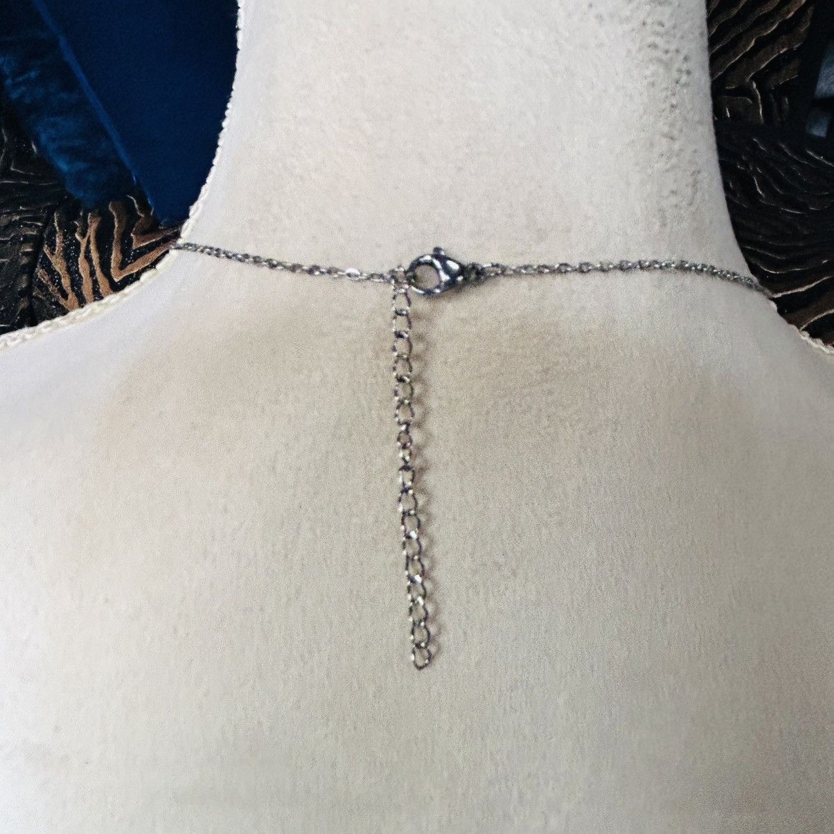Handmade Handcrafted vintage dual tone metal angel pendant necklace Size ONE SIZE - 5 Thumbnail