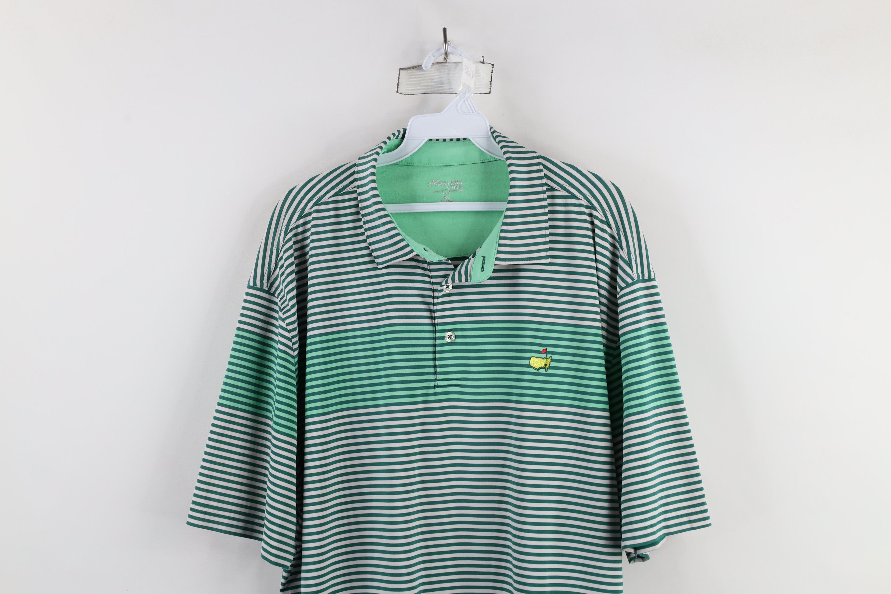 Vintage The Masters Tech Short Sleeve Collared Golf Polo Shirt Size US XL / EU 56 / 4 - 2 Thumbnail