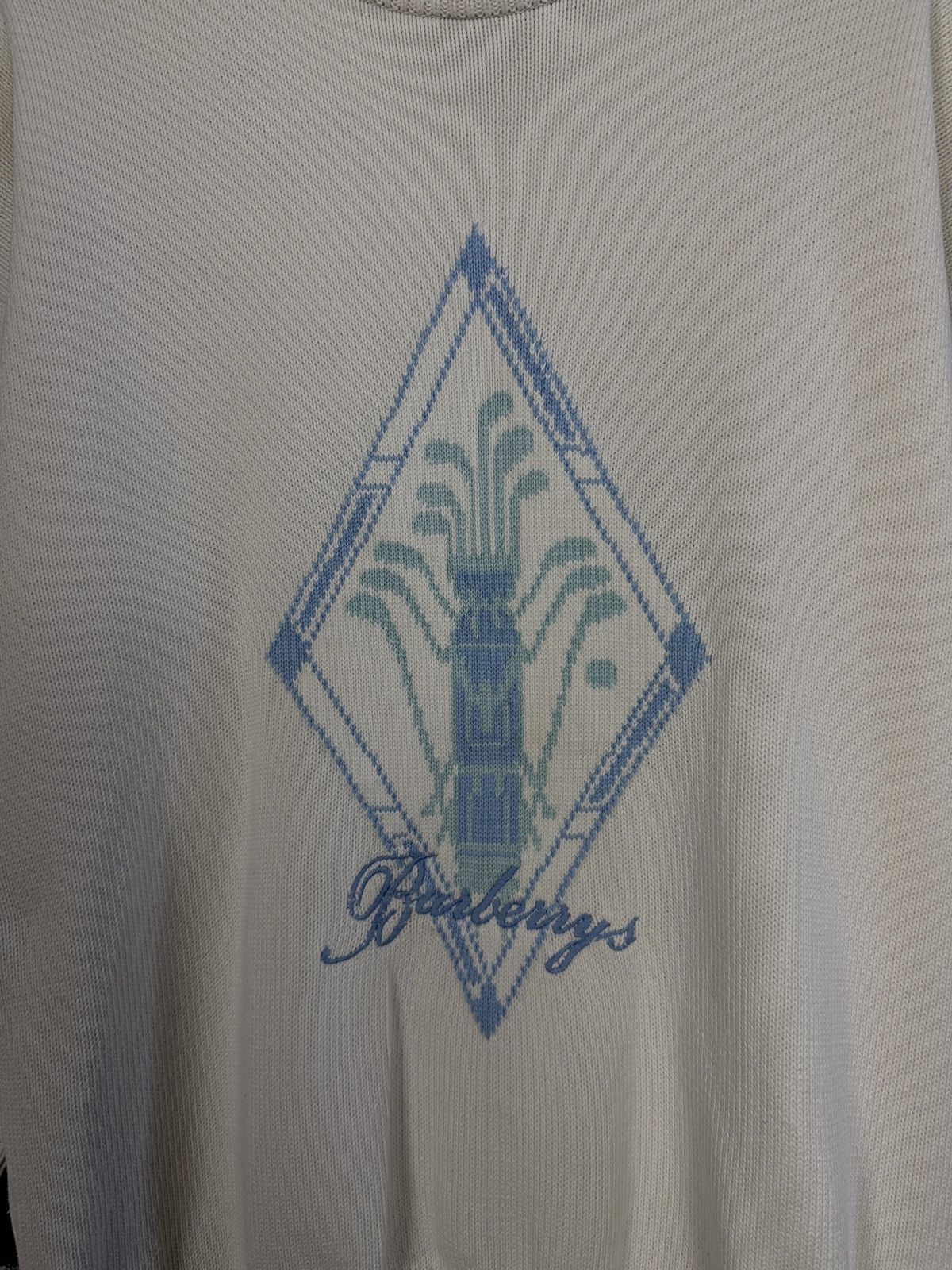 Burberry Burberrys London Vintage Crew Sweater Luxury Big Logo Size M Size US M / EU 48-50 / 2 - 6 Thumbnail