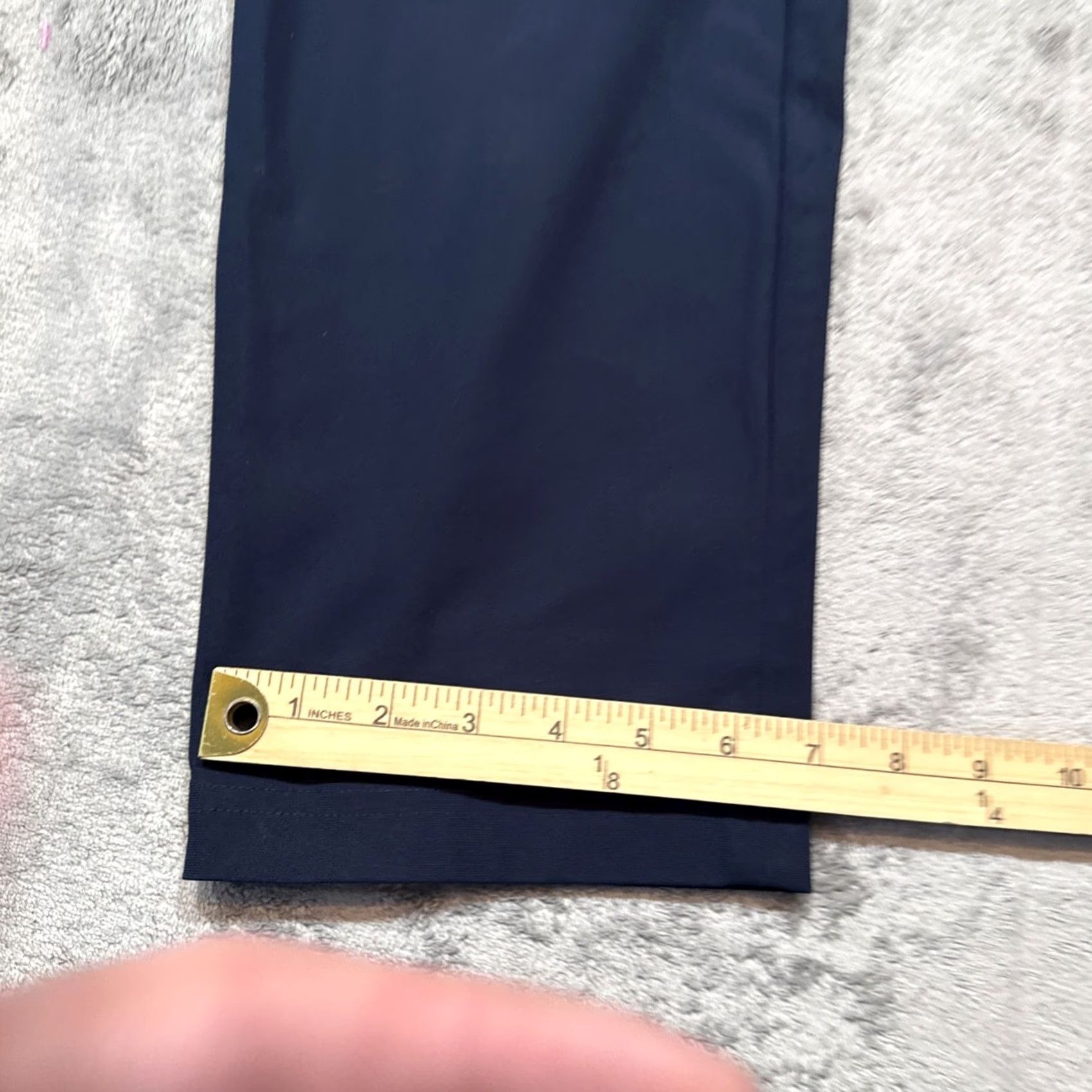 Lululemon Lululemon Pants Mens 32x29 Navy Blue ABC Classic Warpstreme Chino Performance Pant Straight Front Pockets Zipper Logo Button Men Regular 32in Inseam Size US 32 / EU 48 - 5 Thumbnail