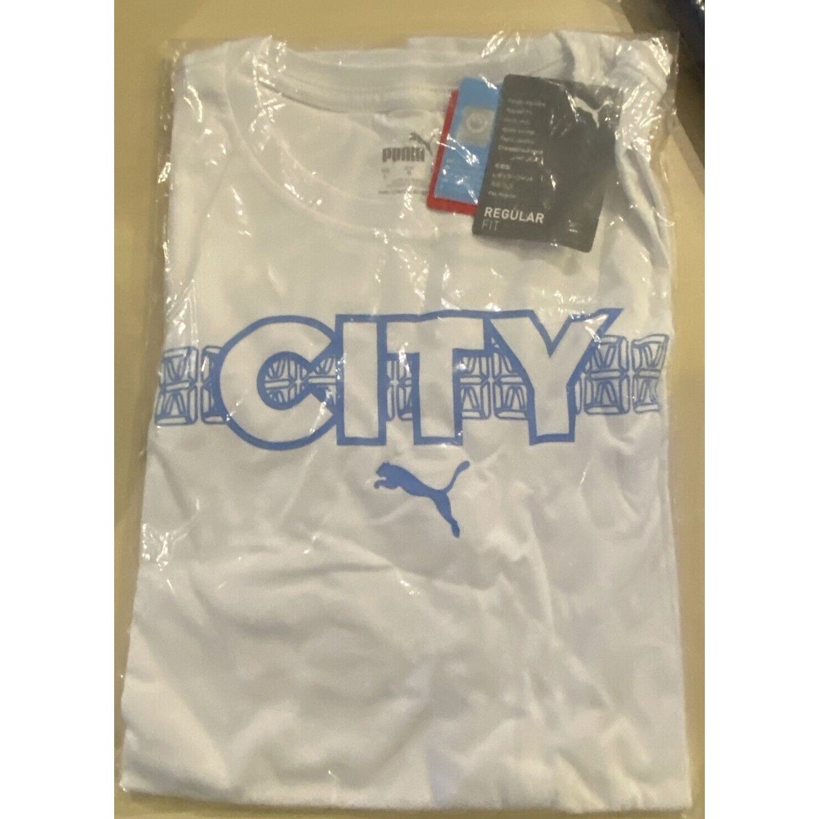 Puma Puma Manchester City football club Soccer Tee T-Shirt NWT LE Size US L / EU 52-54 / 3 - 3 Thumbnail