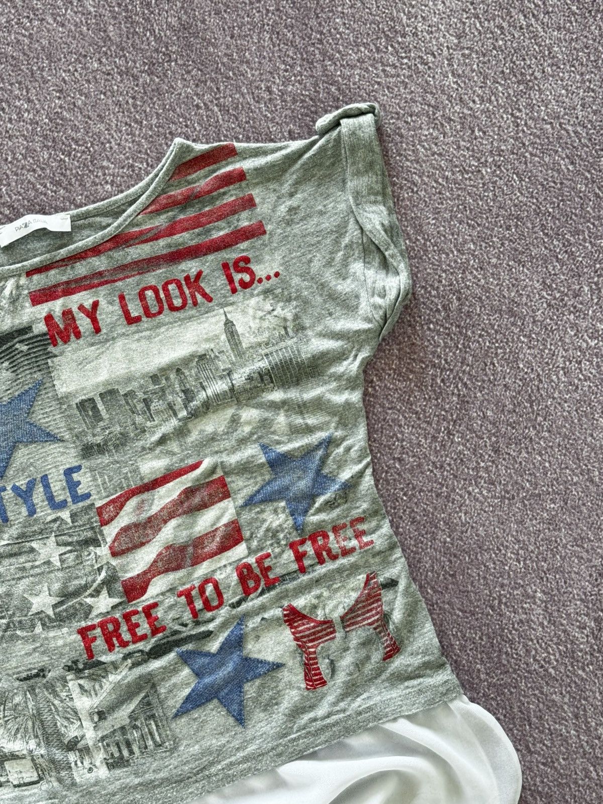 Hysteric Glamour Avant Garde Hysteric Glamour Style Y2K USA Top T-Shirt Size M / US 6-8 / IT 42-44 - 5 Thumbnail