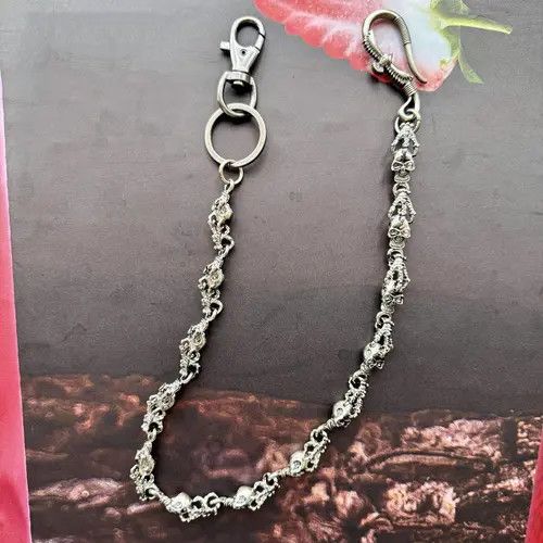 Jewelry Skull & Skeleton Wallet Chan, Punk Pants Chain Size ONE SIZE - 4 Thumbnail