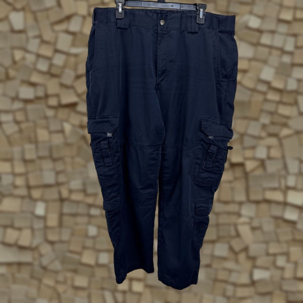 Vintage 5.11 Tactical Pants Mens 40x30 Navy Blue Taclite Pro Ripstop Cargo Utility 74273 Size US 40 / EU 56 - 1 Thumbnail