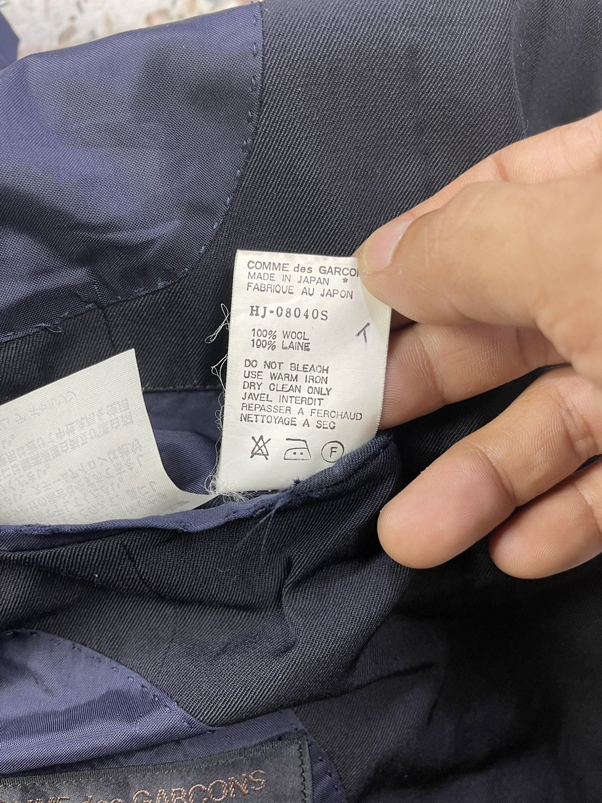 Comme des Garcons Vintage Comme Des Garcons Homme Blazers Size US S / EU 44-46 / 1 - 18 Thumbnail