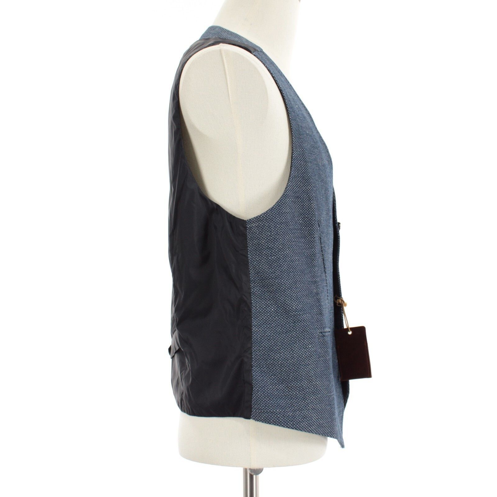 Other Italo Ferretti NWT Vest / Waist Coat Size 50 US 40R in Blue/ Size 40R - 3 Thumbnail