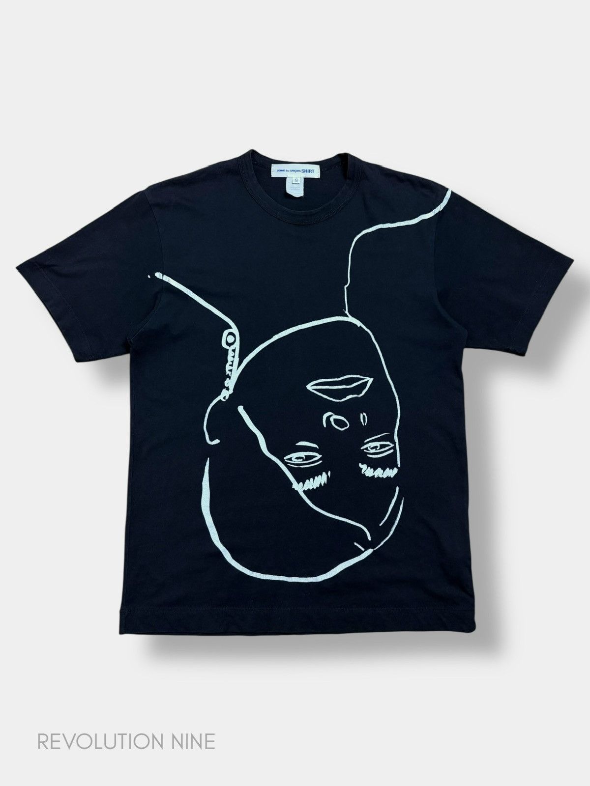 Comme des Garcons Comme des Garçon x Agathe Snow FW14 women face tshirt Size US S / EU 44-46 / 1 - 1 Thumbnail