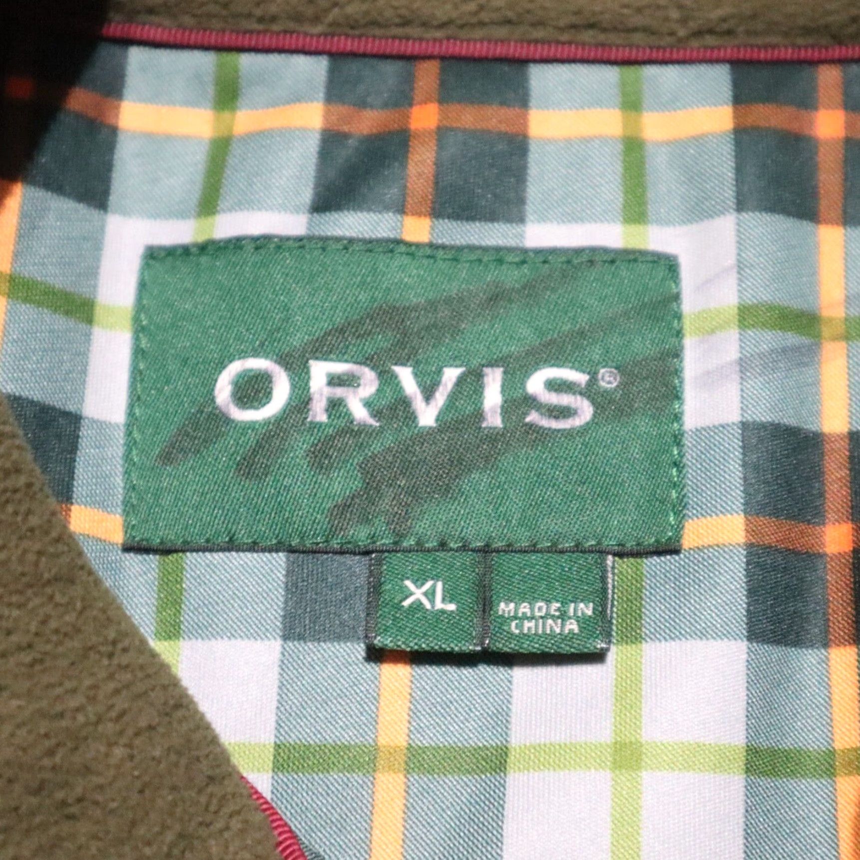 Orvis Orvis Wool Bomber Jacket Men's XL Green Full Zip Size US XL / EU 56 / 4 - 4 Thumbnail