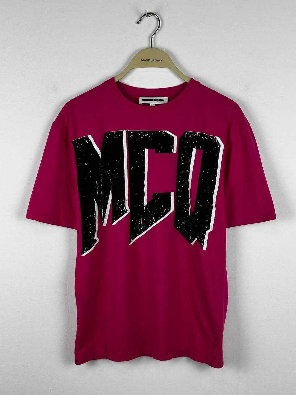 Alexander Mcquine MCQ Pink Big Logo T Shirt