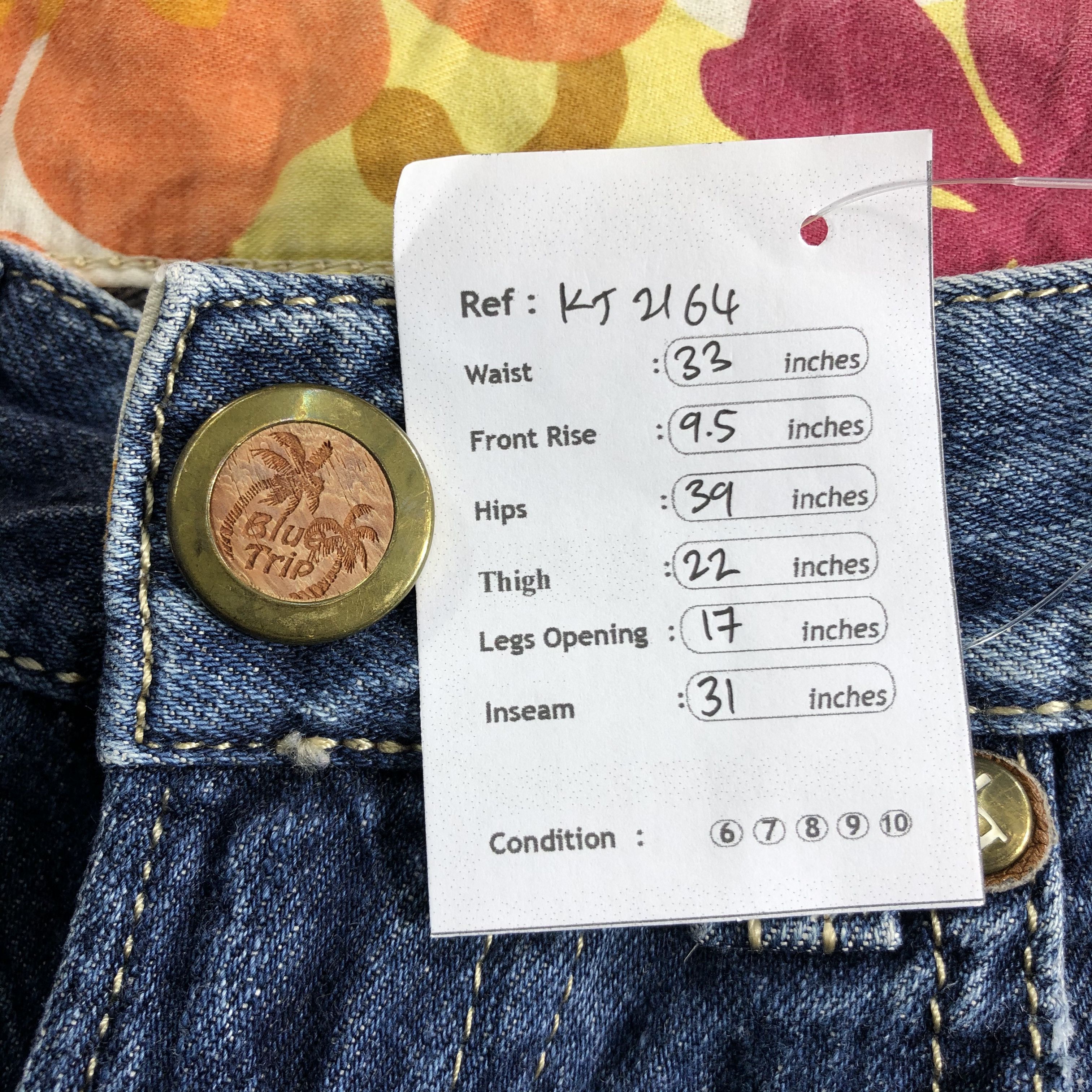 Edwin Edwin Blue Trip Faded Flared Jeans KJ2164 Size US 30 / EU 46 - 10 Thumbnail
