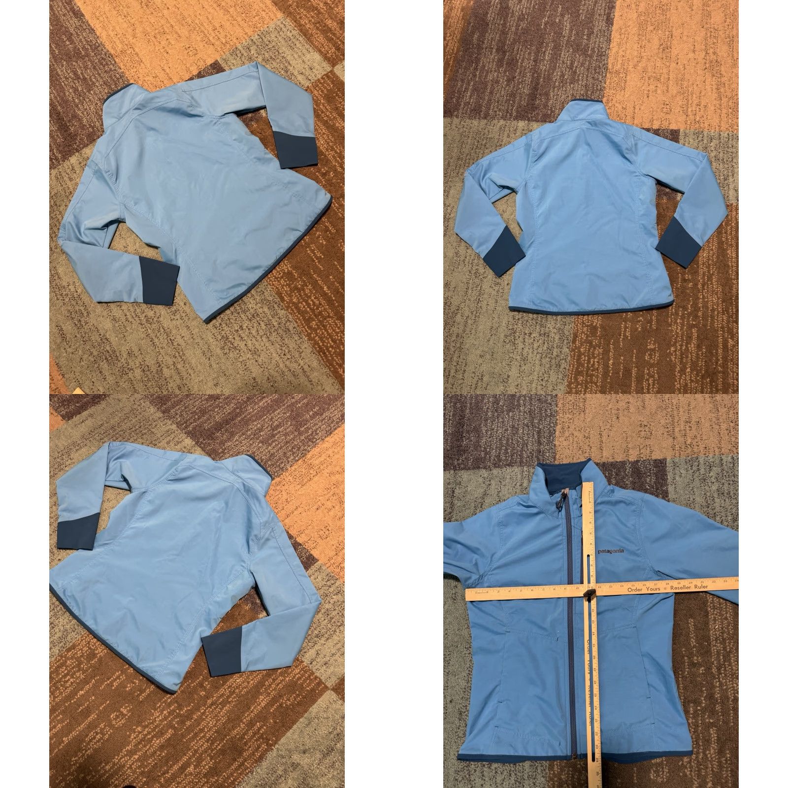 Patagonia Patagonia Softshell Jacket Hoody Blue Full Zip Outdoor Hiking Activewear Unisex Adults Size S Size S / US 4 / IT 40 - 9 Thumbnail