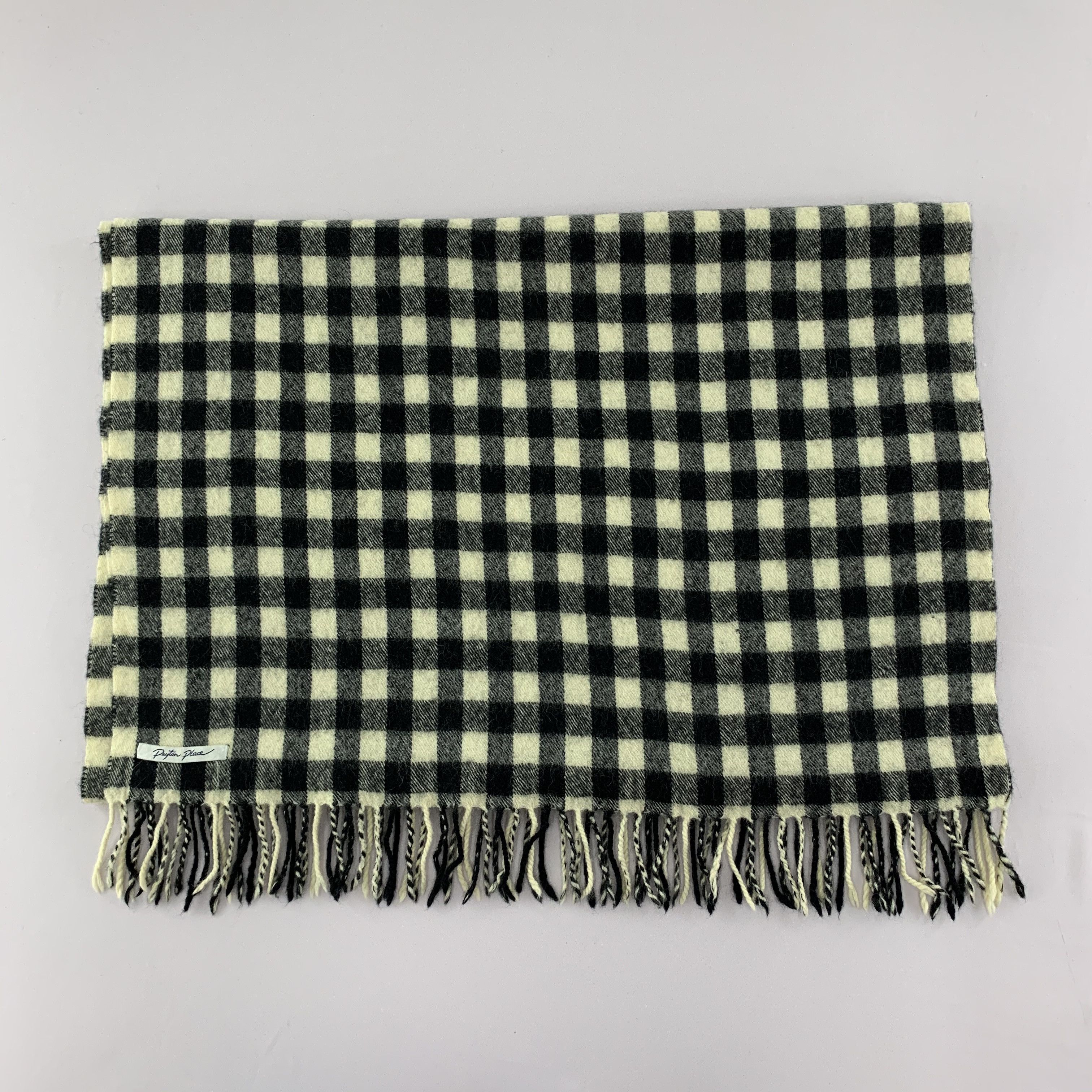 Vintage Peyton Place Scarf Wool Muffler Neck Wrap Shawl BL4031 Size ONE SIZE - 2 Thumbnail
