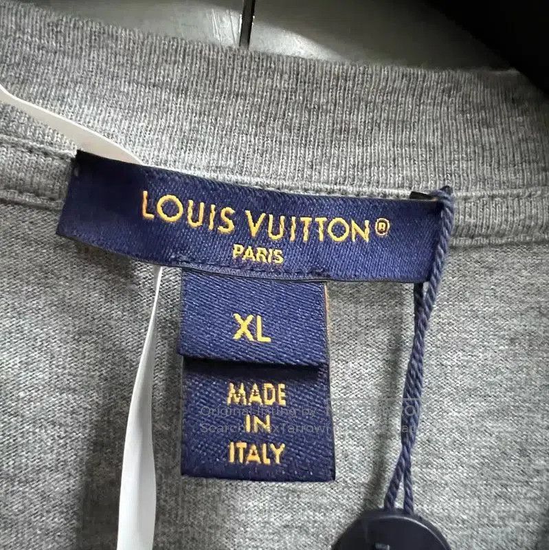 Louis Vuitton Louis Vuitton Grey Cotton Short Sleeve T. Size XL / US 12-14 / IT 48-50 - 4 Thumbnail