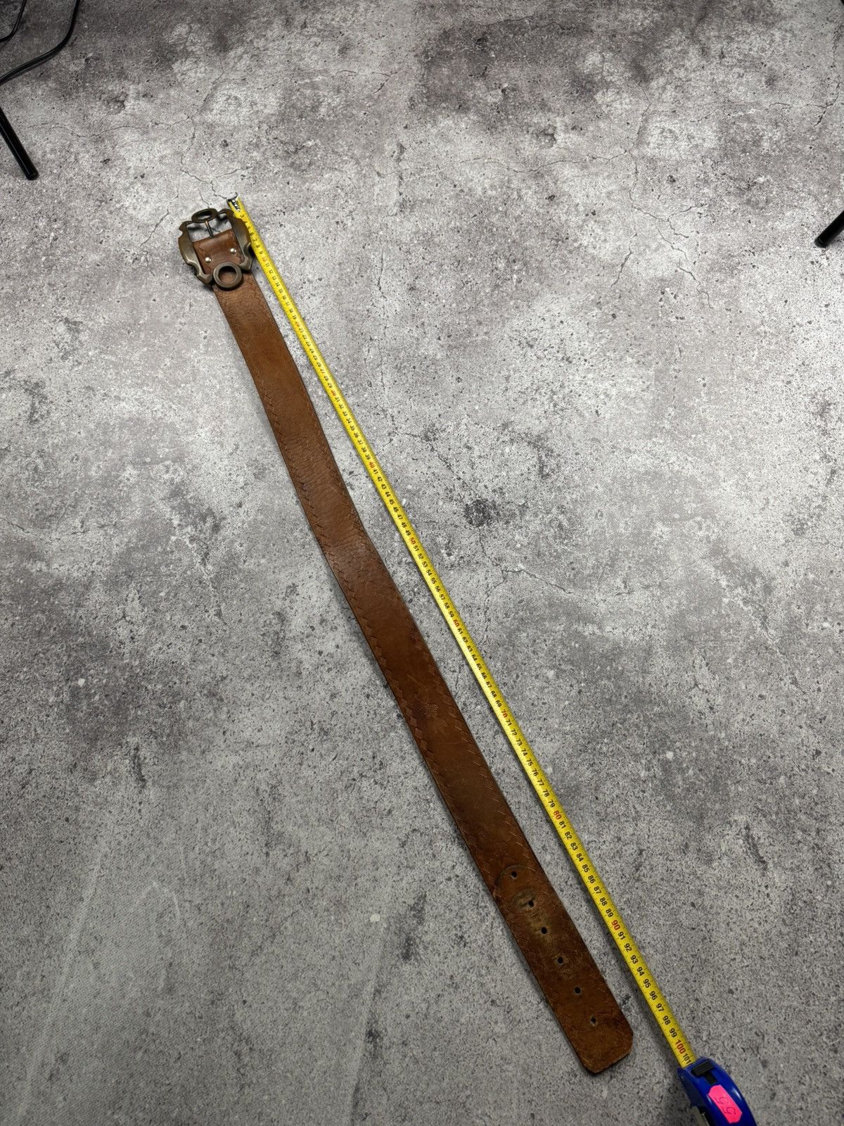 Japanese Brand 00’s NUMBER NINE STYLE ROBOT LEATHER RARE Y2K BELT VINTAGE Size ONE SIZE - 5 Thumbnail
