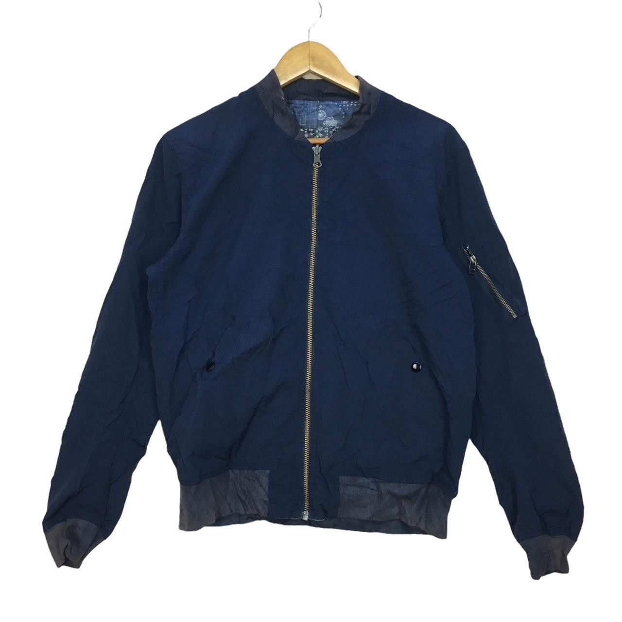Ben Davis Vtg BEN DAVIS Zip Up Reversible Jacket Sweater Streetwear Size US L / EU 52-54 / 3 - 2 Thumbnail