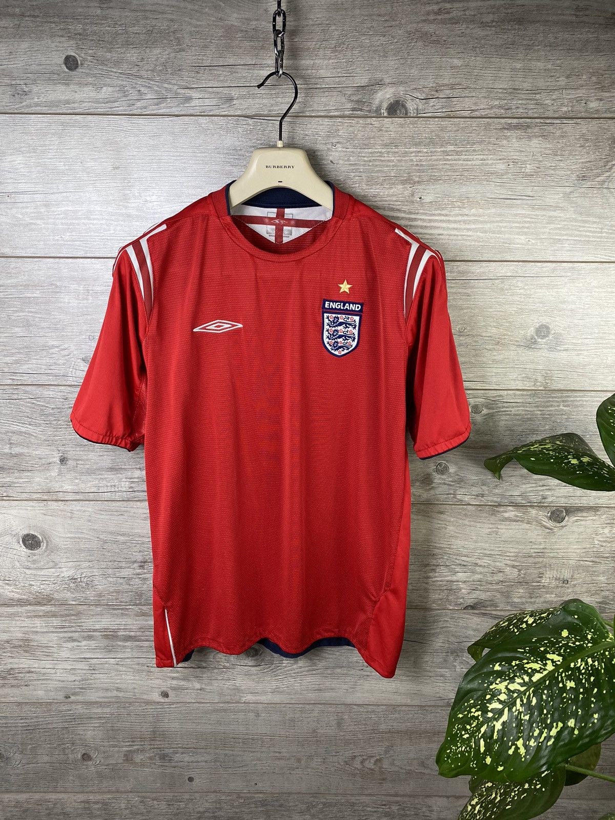 Umbro × Vintage Vintage England 🏴󠁧󠁢󠁥󠁮󠁧󠁿 Soccer Jersey Size L Size US L / EU 52-54 / 3 - 1 Thumbnail