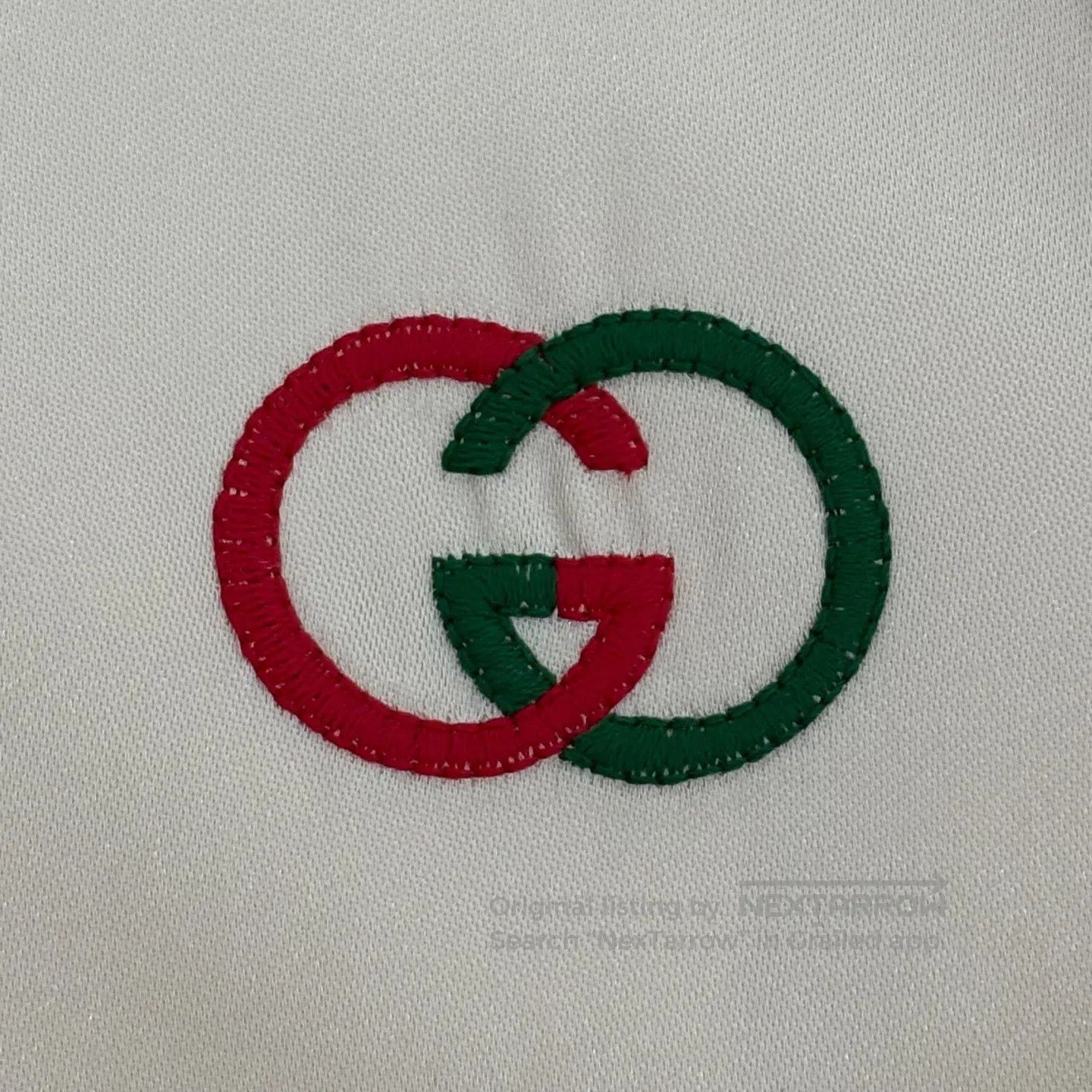 Gucci Guicci Logo-patterned baseball silk jacket Size US M / EU 48-50 / 2 - 6 Thumbnail