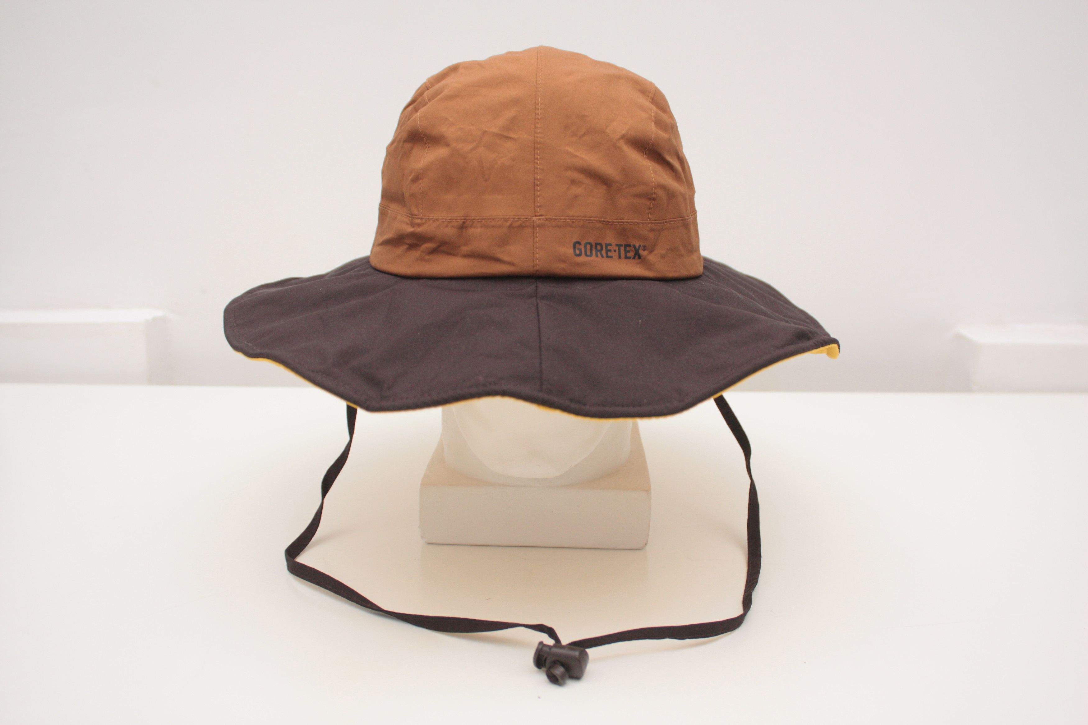 Montbell Montbell Mustard Brown Gore-Tex Bucket Hat Size M Size ONE SIZE - 1 Thumbnail