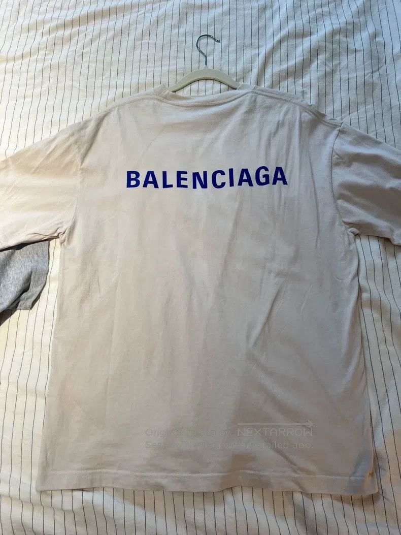 Balenciaga Balenciaga Front and back lettering short-sleeve Size US S / EU 44-46 / 1 - 1 Thumbnail