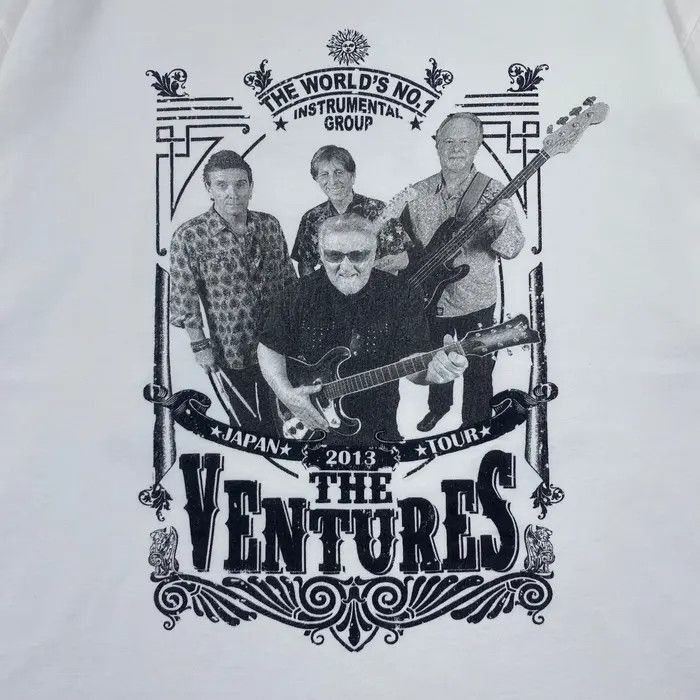Band Tees THE VENTURES INSTRUMENTAL Band 2013 Japan Tour Tee Shirt Size US L / EU 52-54 / 3 - 4 Thumbnail