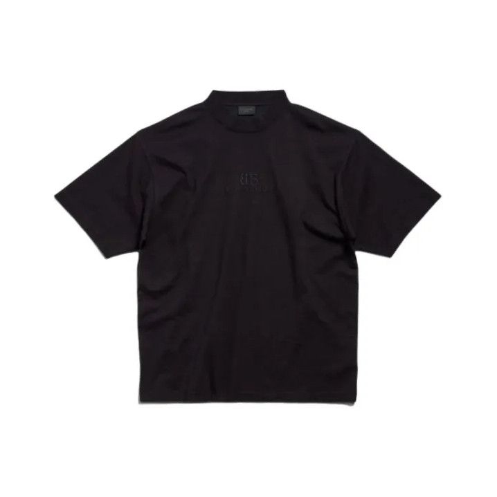 Balenciaga Balenciaga Black Short Sleeve Logo T-Shirt Size US S / EU 44-46 / 1 - 1 Thumbnail