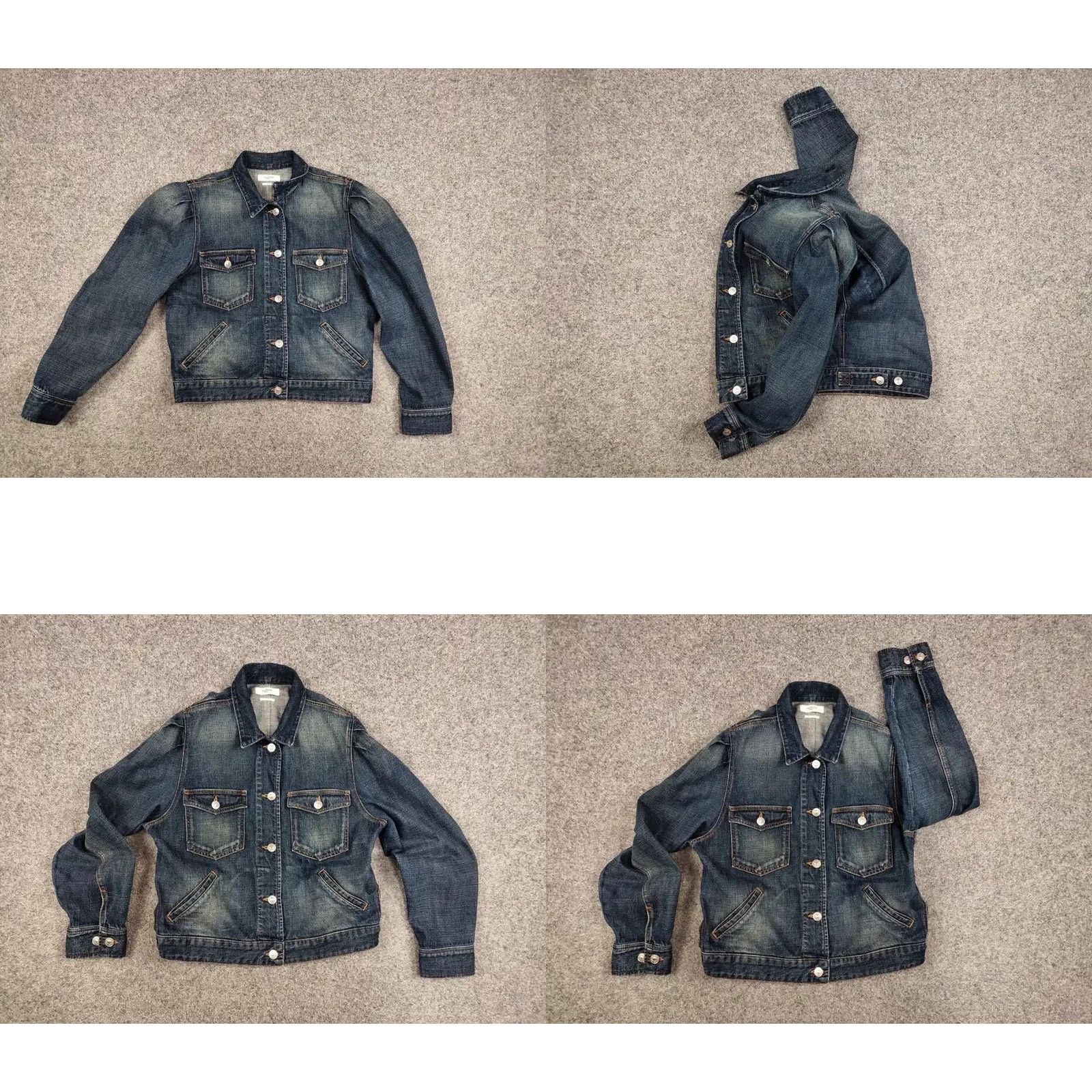 Vintage Isabel Marant Étoile Bolinea Denim Puff Sleeve Jacket Womens Regular 38 Blue Denim Jacket Vintage No Size XS / US 0-2 / IT 36-38 - 9 Thumbnail