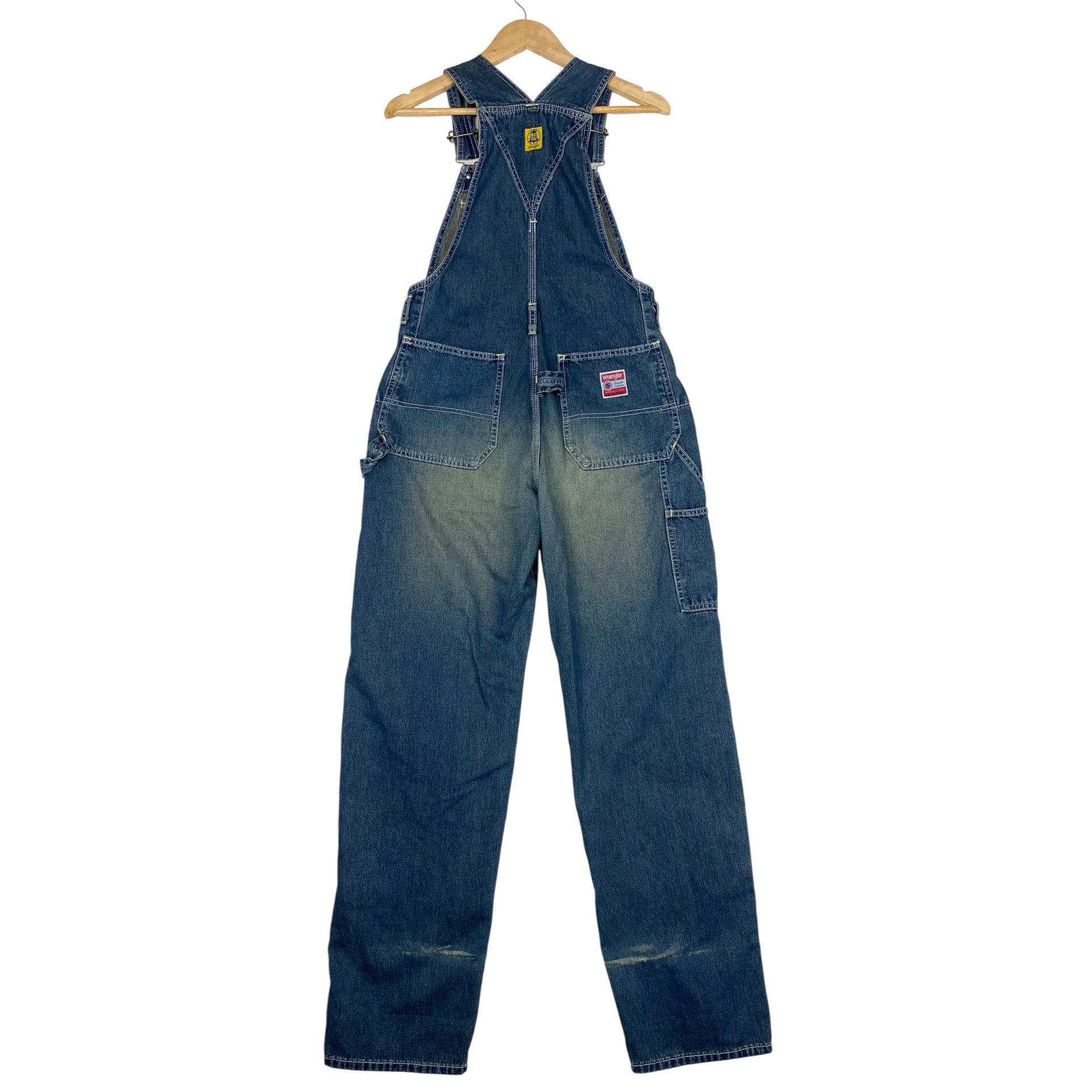 Wrangler 💥VINTAGE 70s WRANGLER BLUE BELL OVERALL DENIM WORKER Size US 31 - 6 Thumbnail