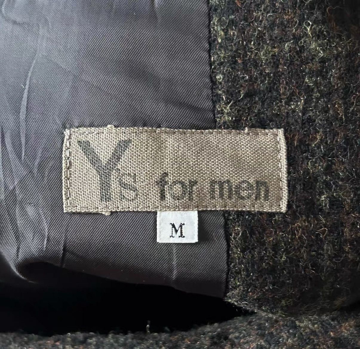 Yohji Yamamoto Yohji Yamamoto 80s Vintage Brown Plaid Blazer K4 Size US M / EU 48-50 / 2 - 4 Thumbnail