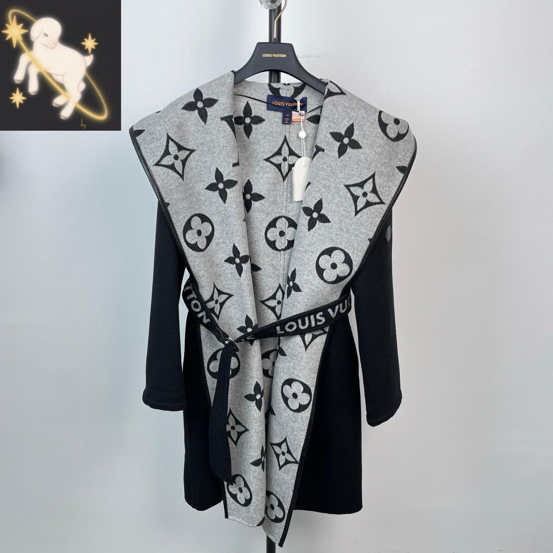 Louis Vuitton Louis Vuitton Black Heavy Coat 34 Men Size US XS / EU 42 / 0 - 1 Thumbnail