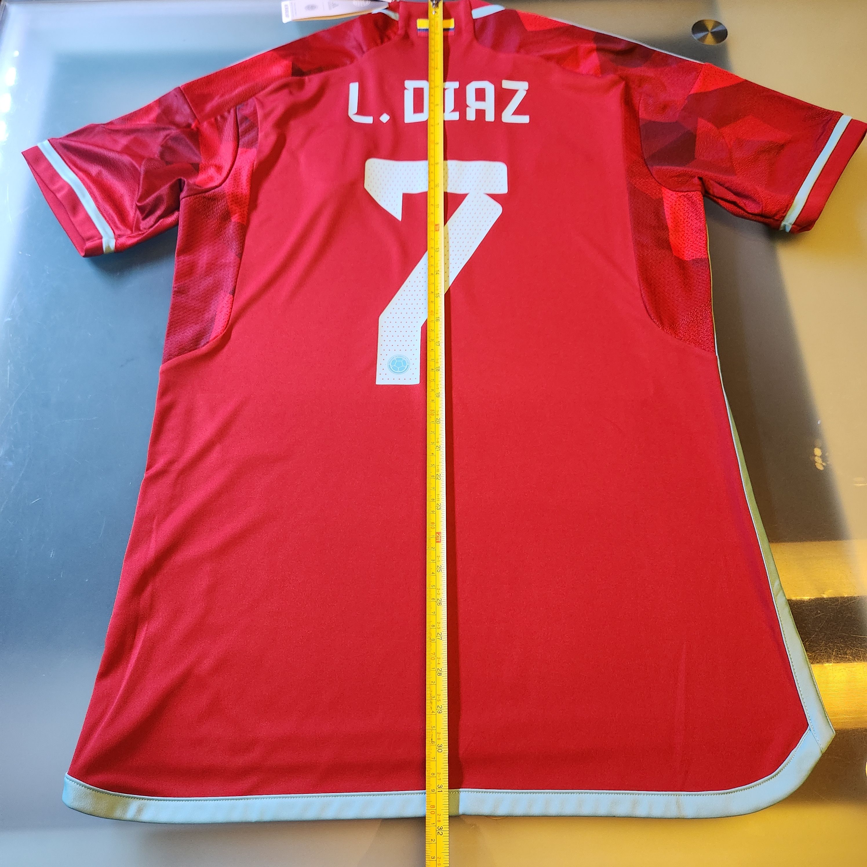 Adidas Authentic Colombia LUIS DIAZ 2022-2023 Away Jersey 22/23 Size US M / EU 48-50 / 2 - 16 Thumbnail