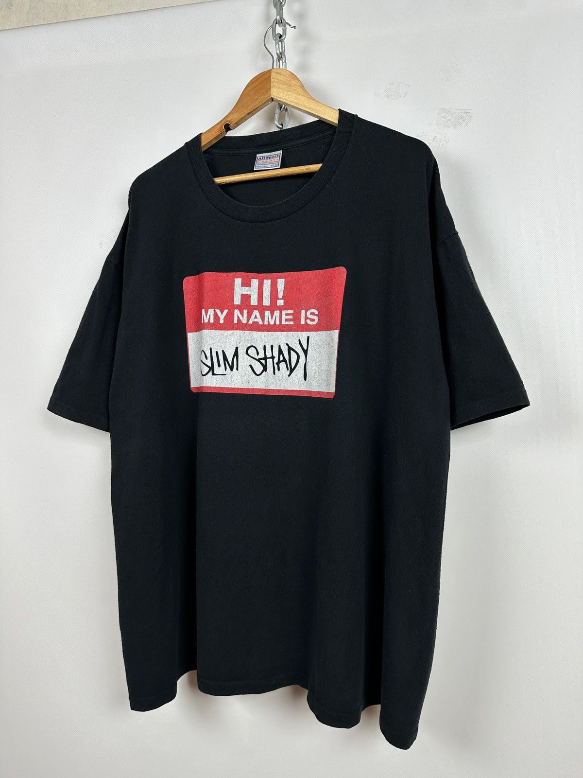 Eminem Vintage Eminem Hi My Name Is Slim Shady Promo T-Shirt Size US XXL / EU 58 / 5 - 3 Thumbnail