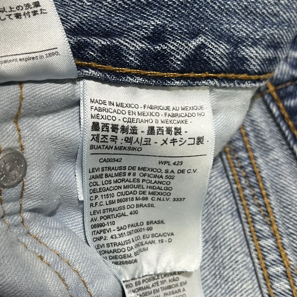 Levi's Vintage Levi's 505 Grunge Skater 2000s Blue Jeans 35x32 Size US 35 - 9 Thumbnail